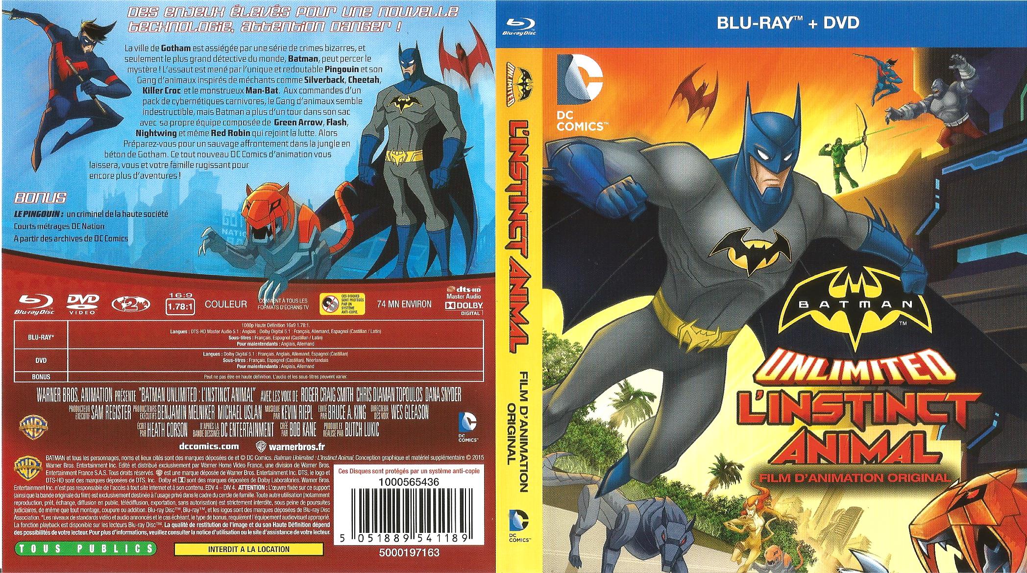 Jaquette DVD Batman unlimited l