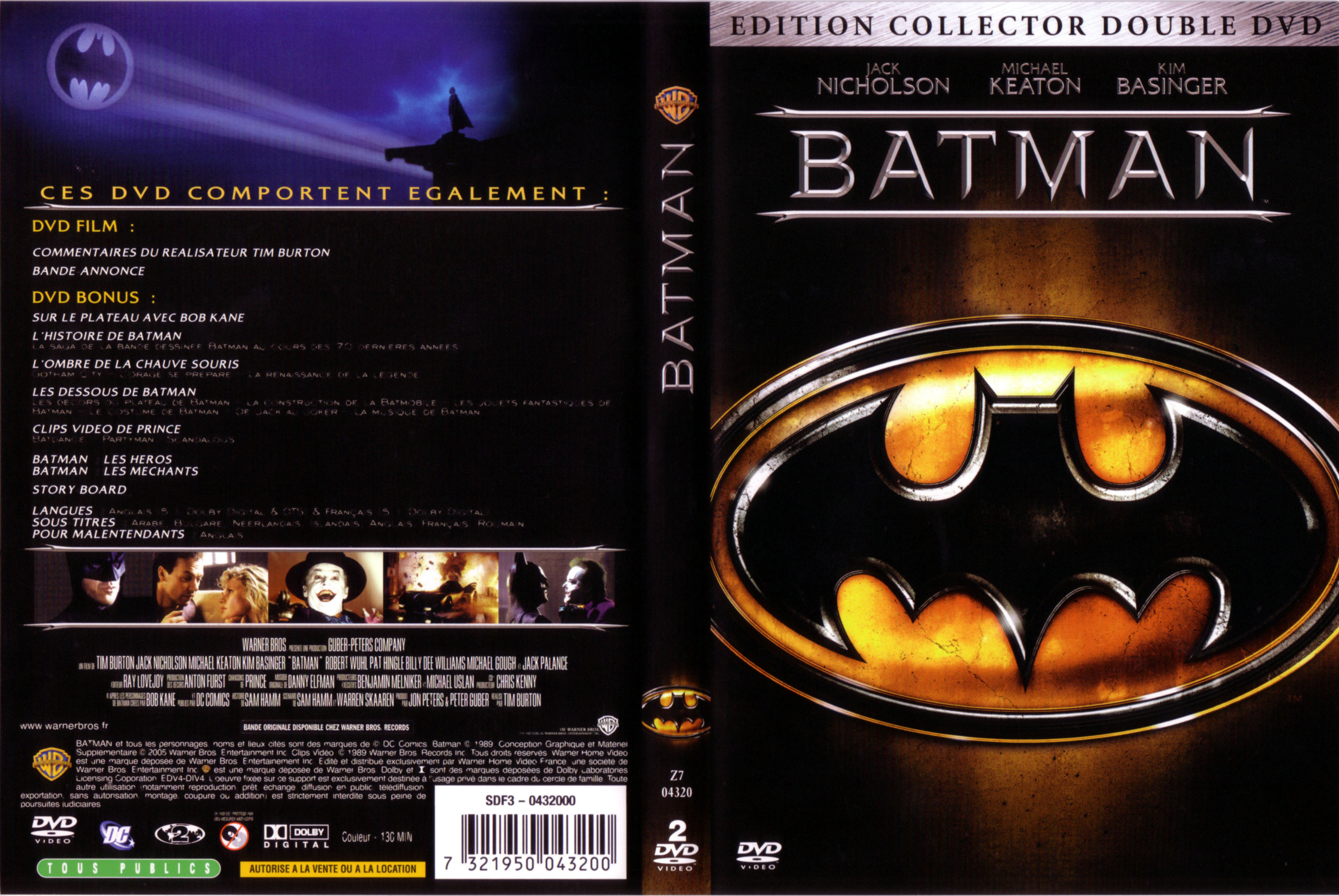 Jaquette DVD Batman v3