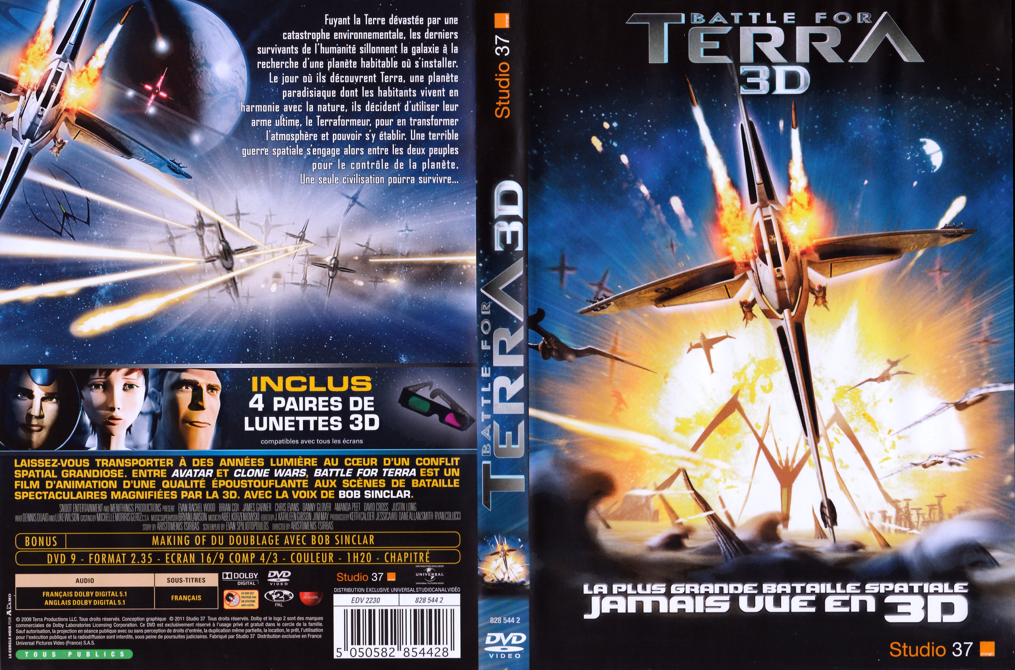 Jaquette DVD Battle for TerrA 3D