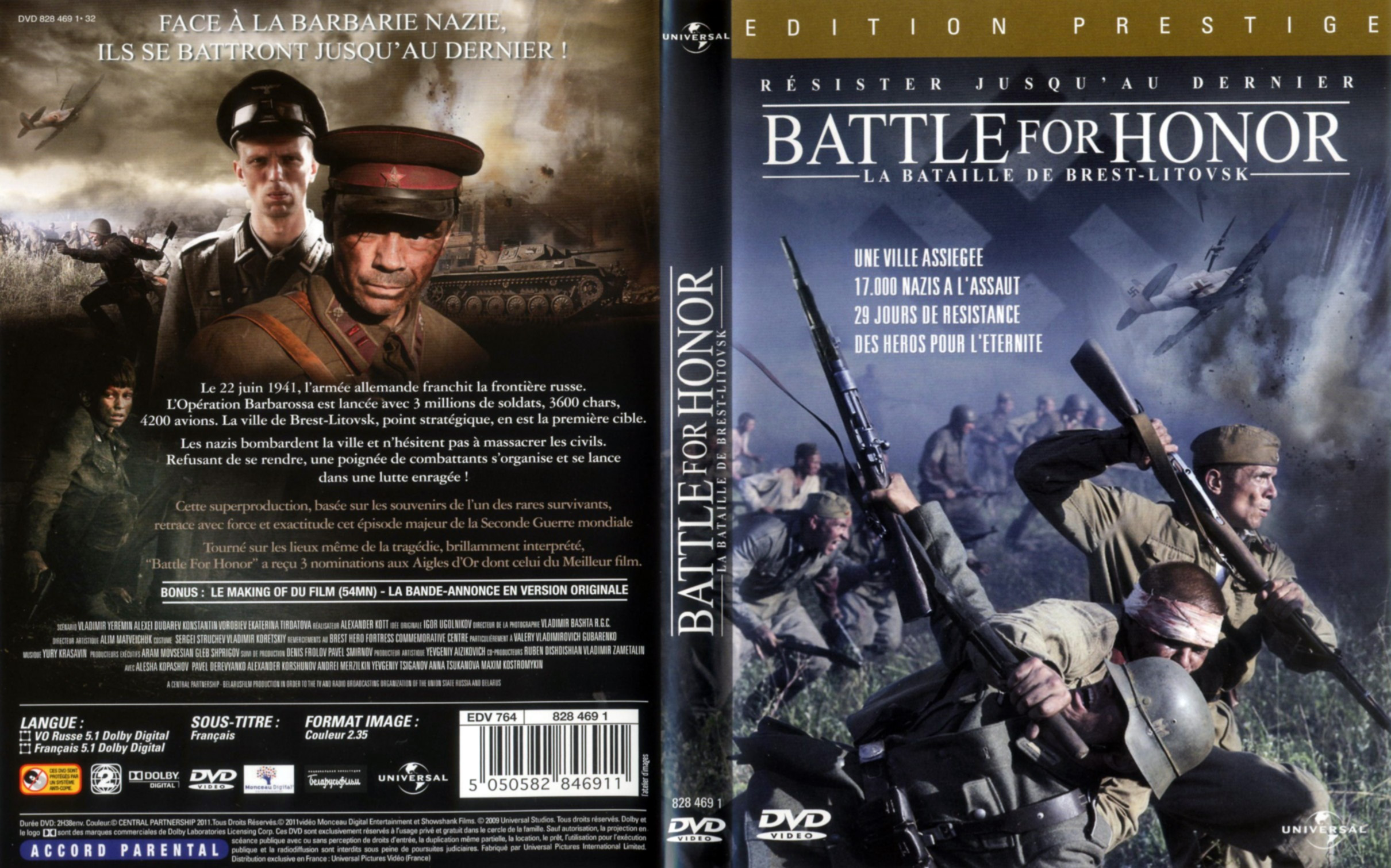 Jaquette DVD Battle for honor