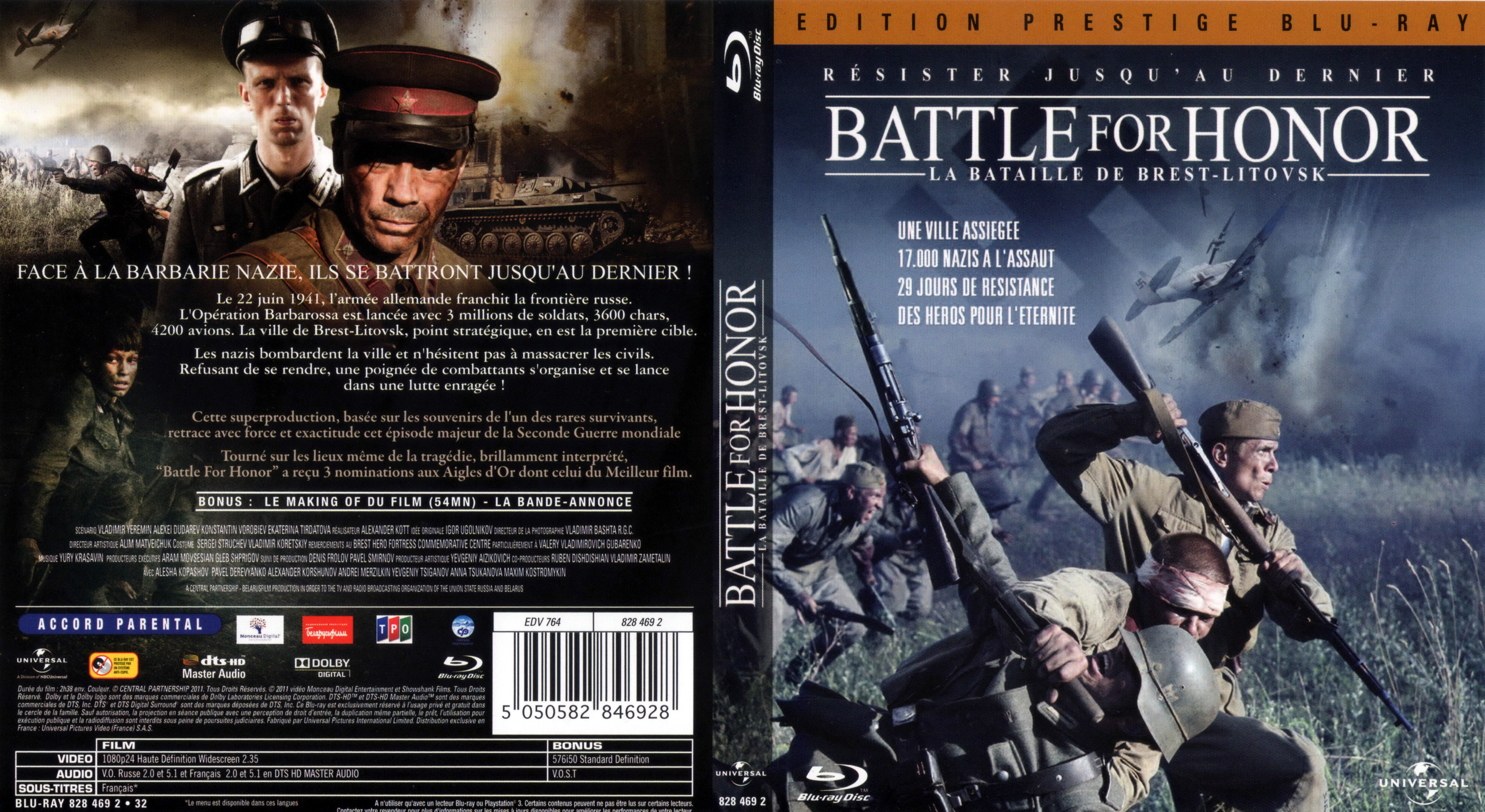 Jaquette DVD Battle for honor (BLU-RAY)