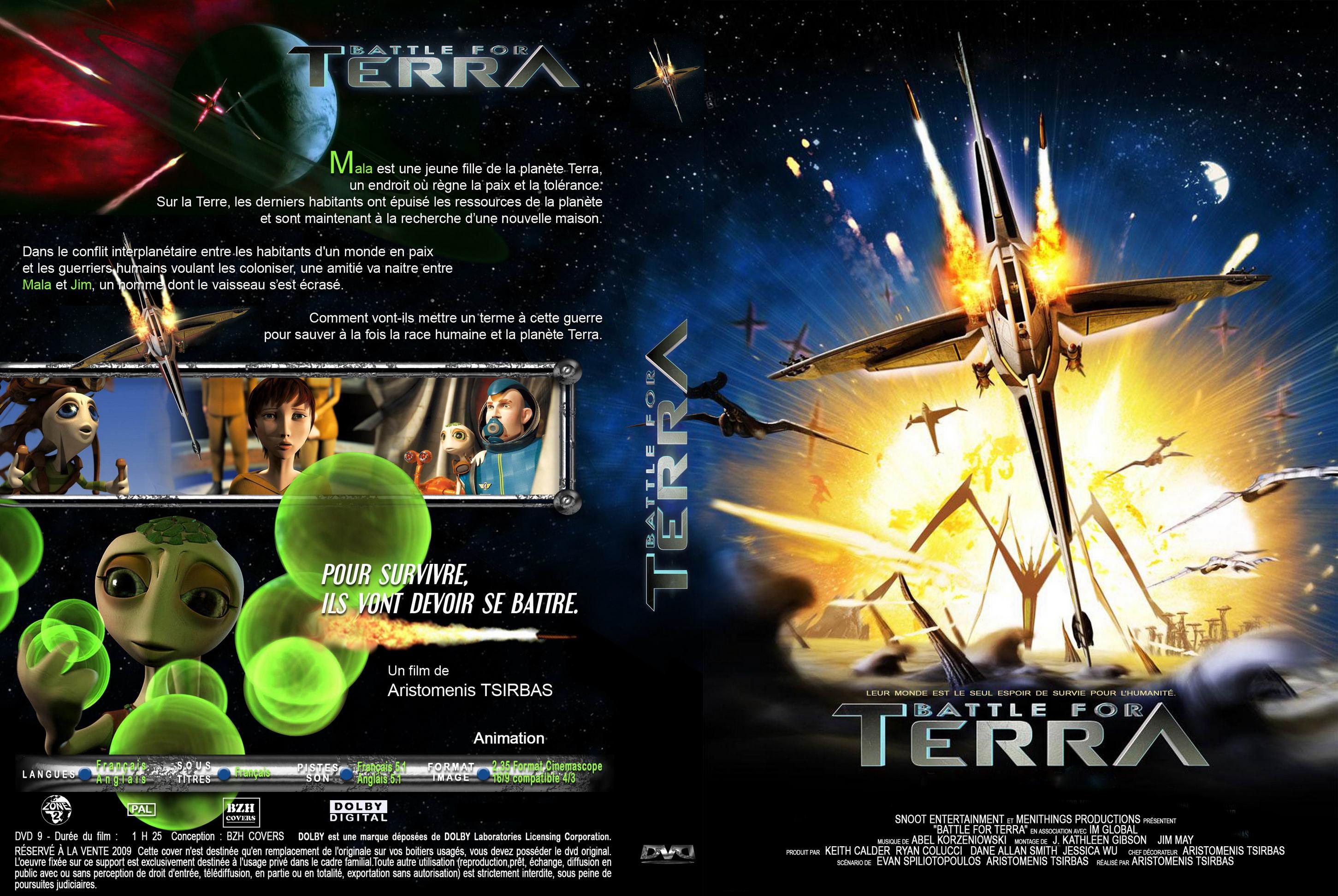 Jaquette DVD Battle for terra custom