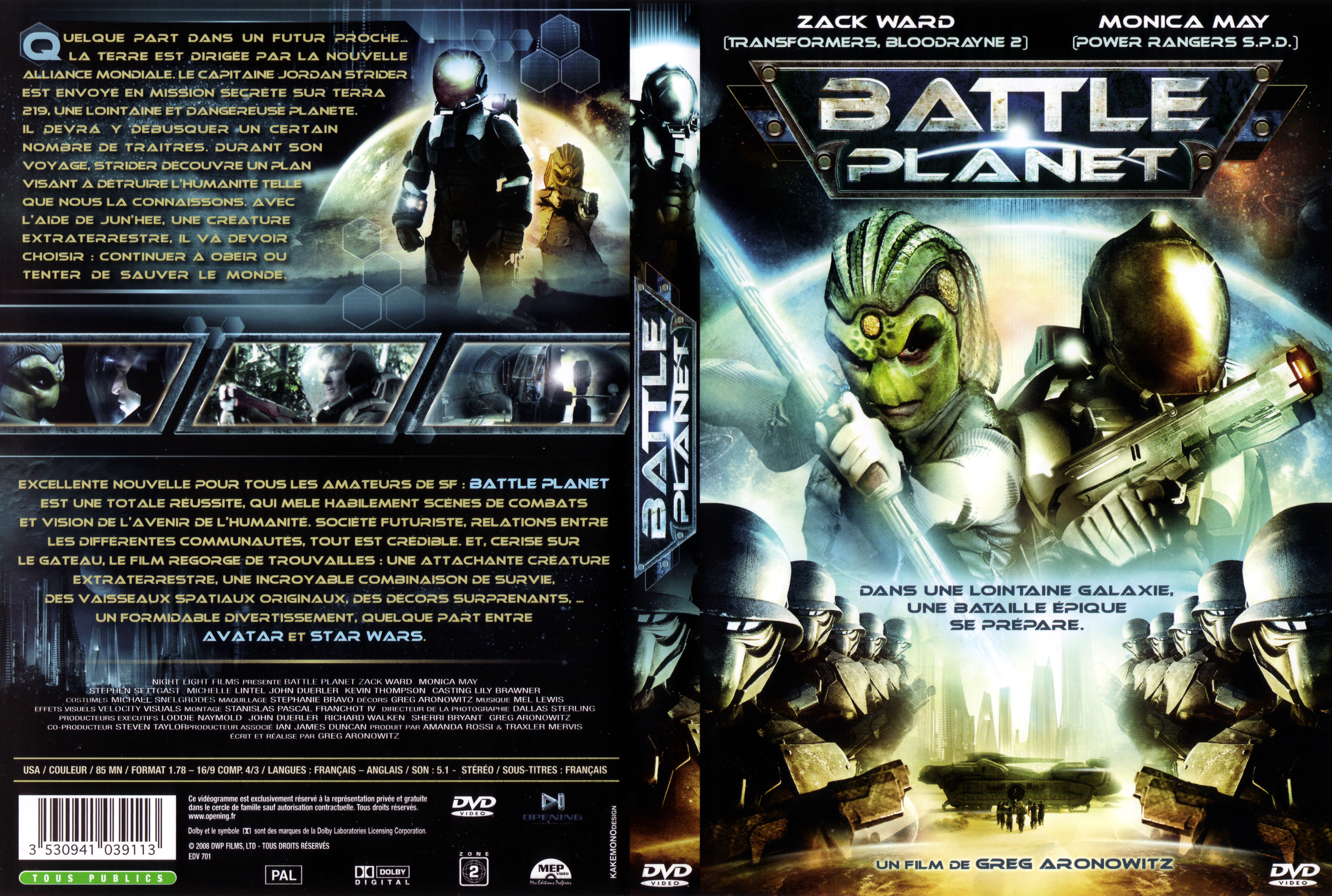 Jaquette DVD Battle planet