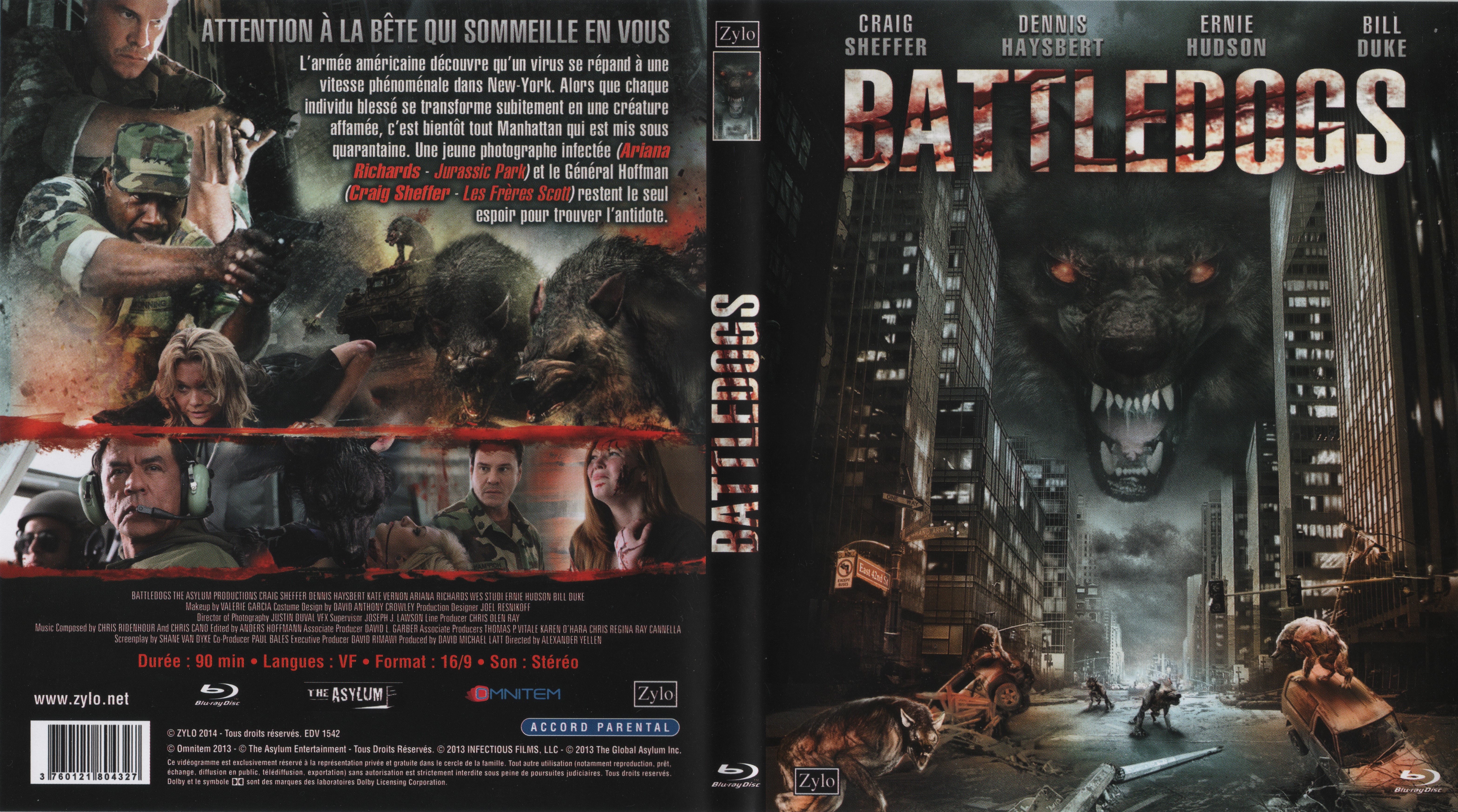 Beven Componeren terugtrekken Jaquette DVD de Battledogs - Cinéma Passion