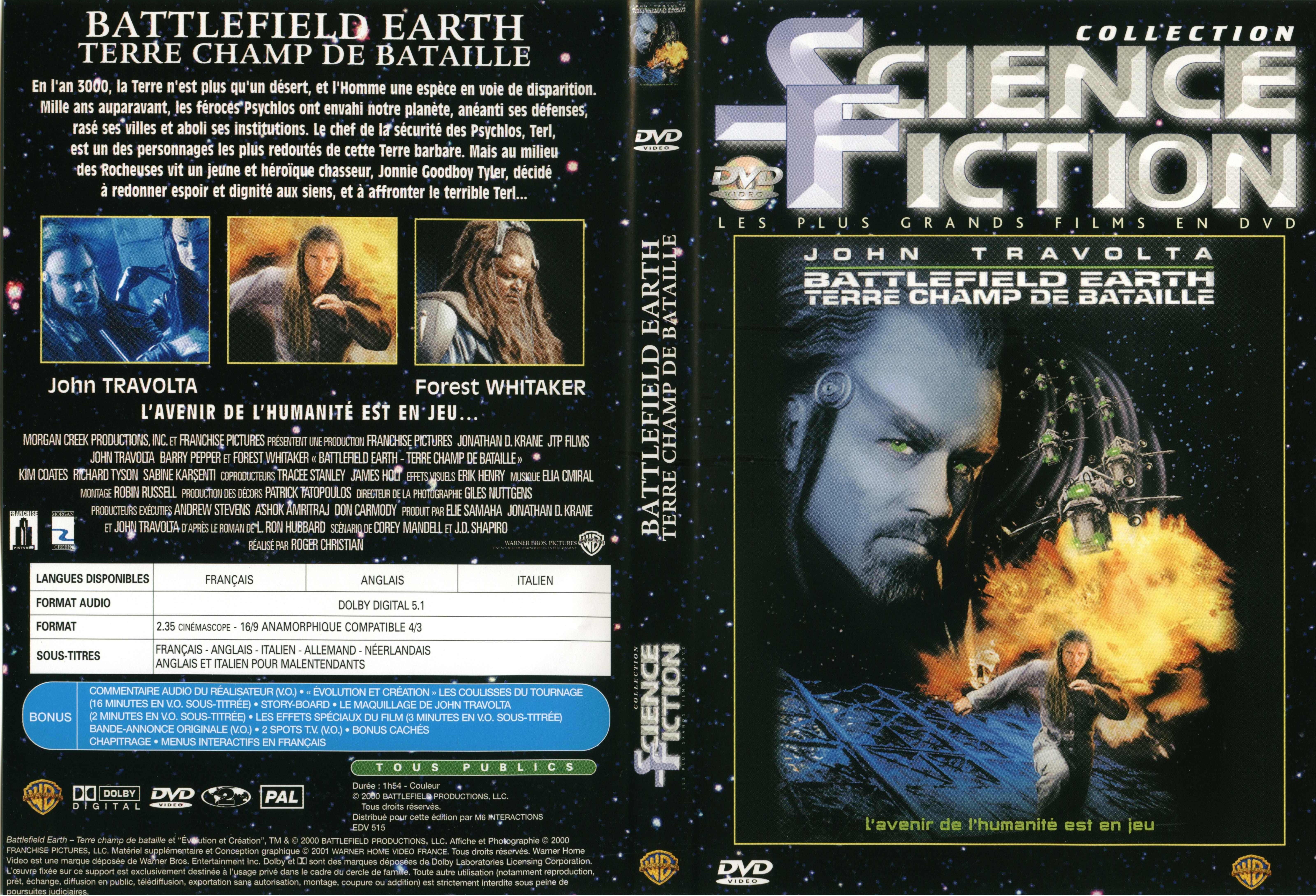 Jaquette DVD Battlefield earth