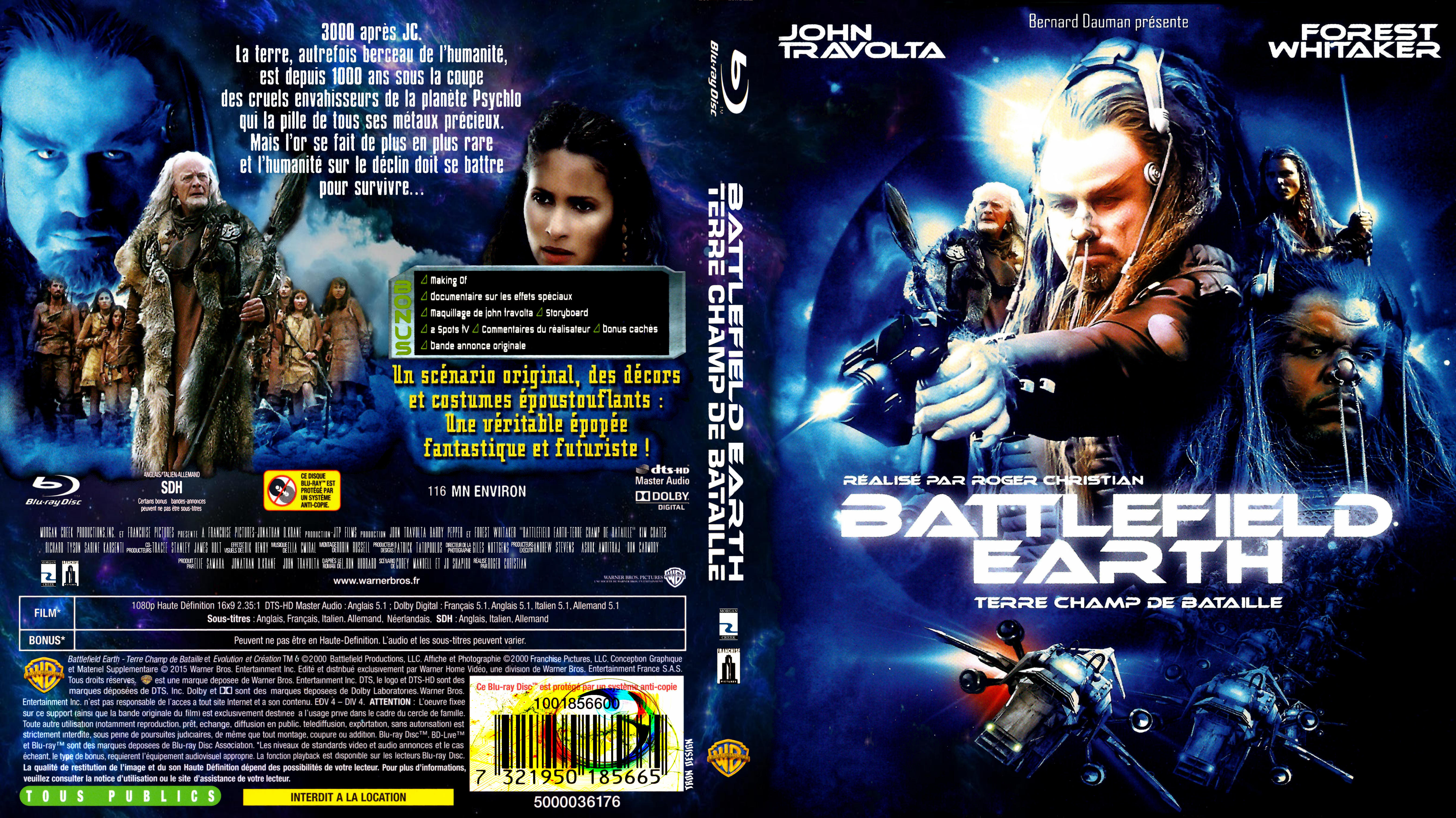 Jaquette DVD Battlefield earth custom (BLU-RAY)
