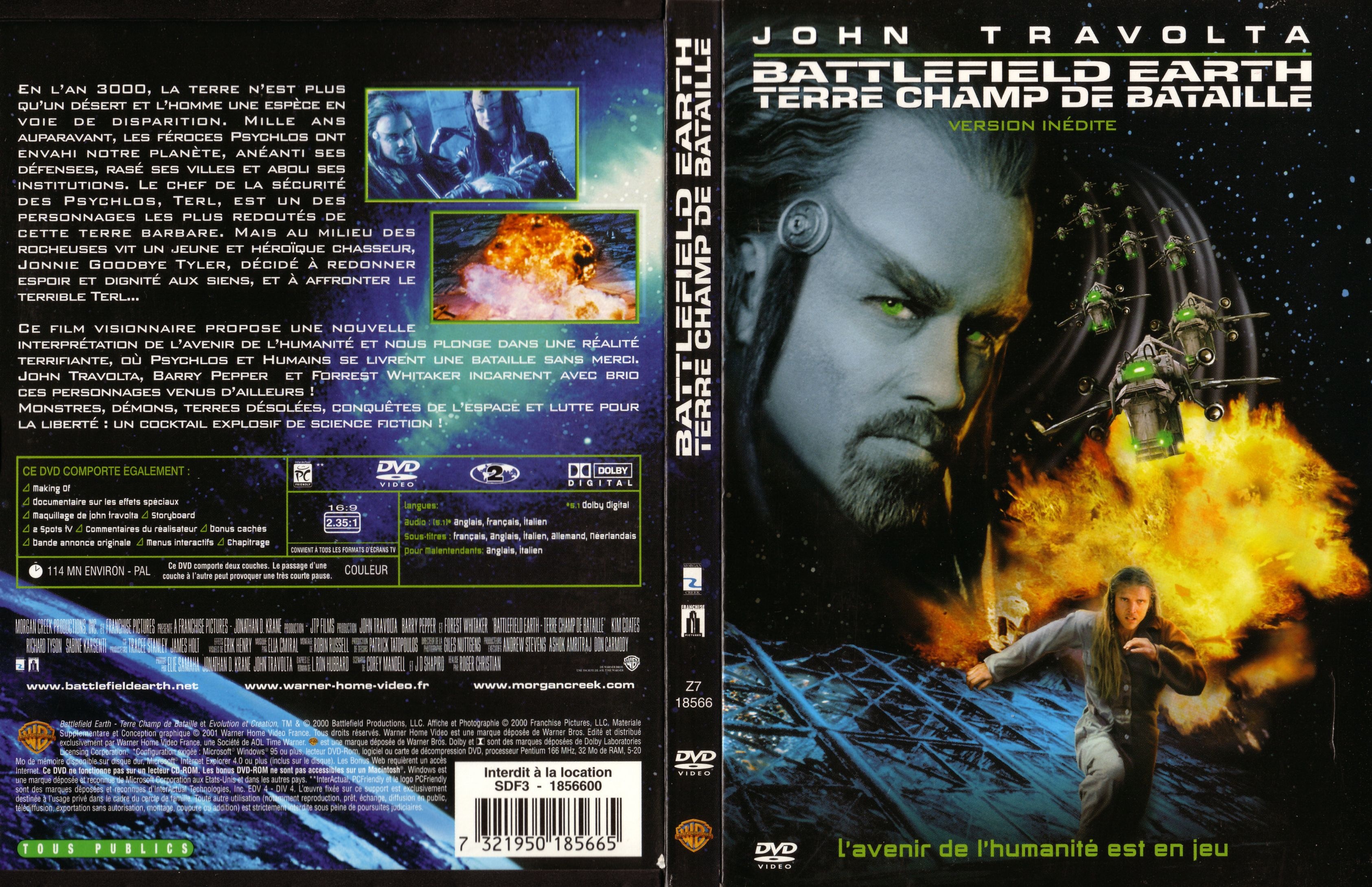 Jaquette DVD Battlefield earth v2