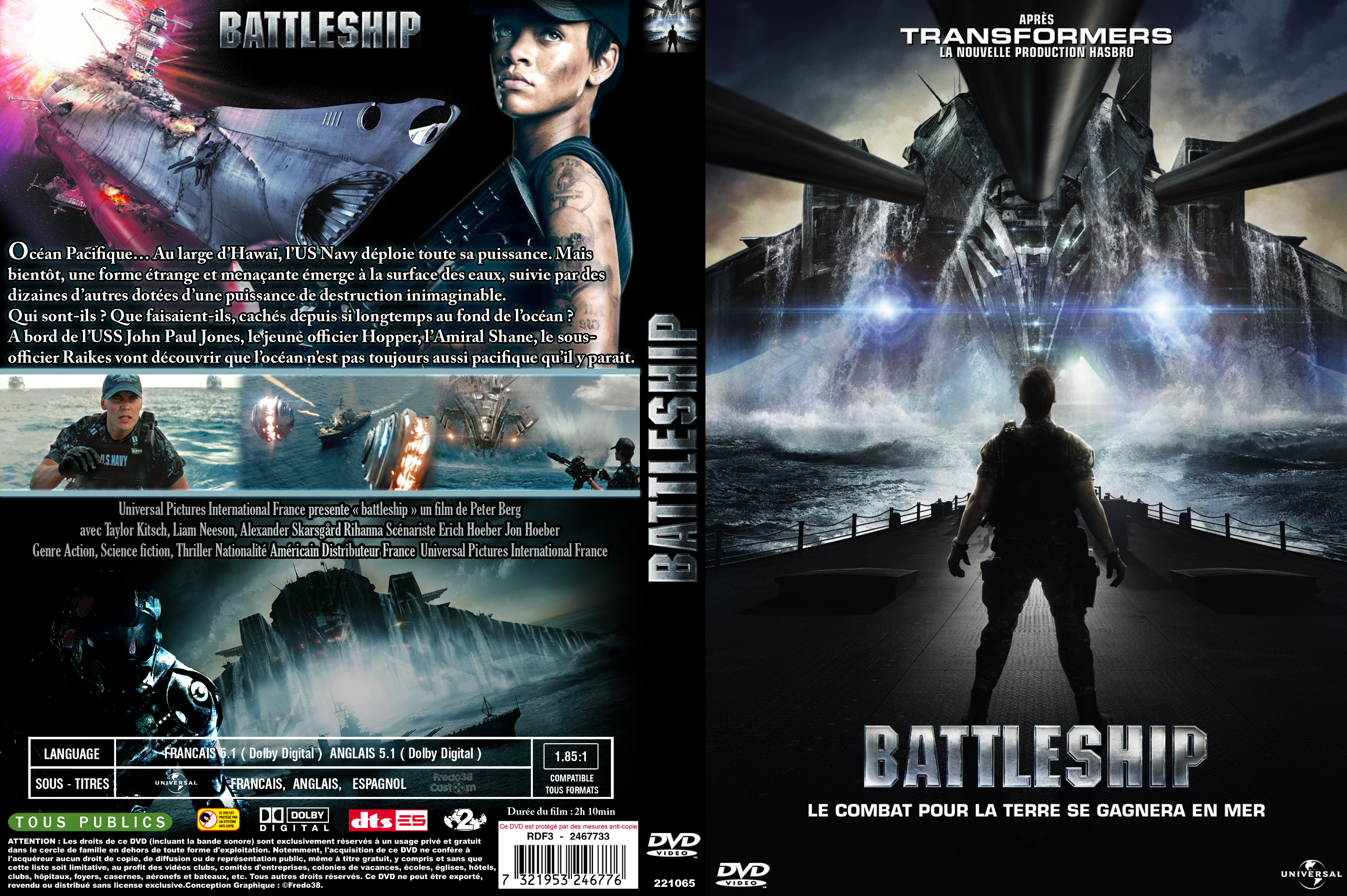Jaquette DVD Battleship custom