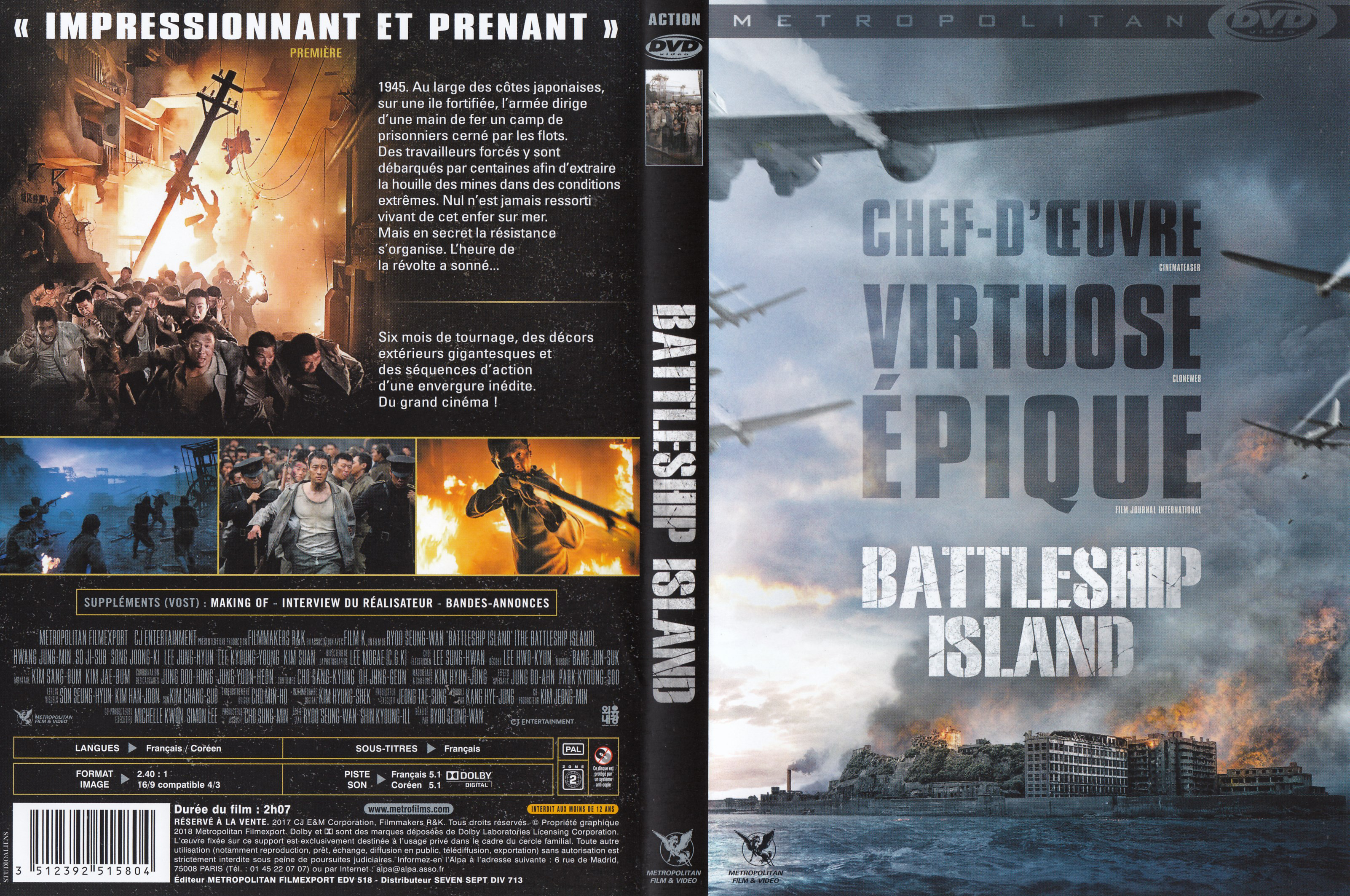 Jaquette DVD Battleship island