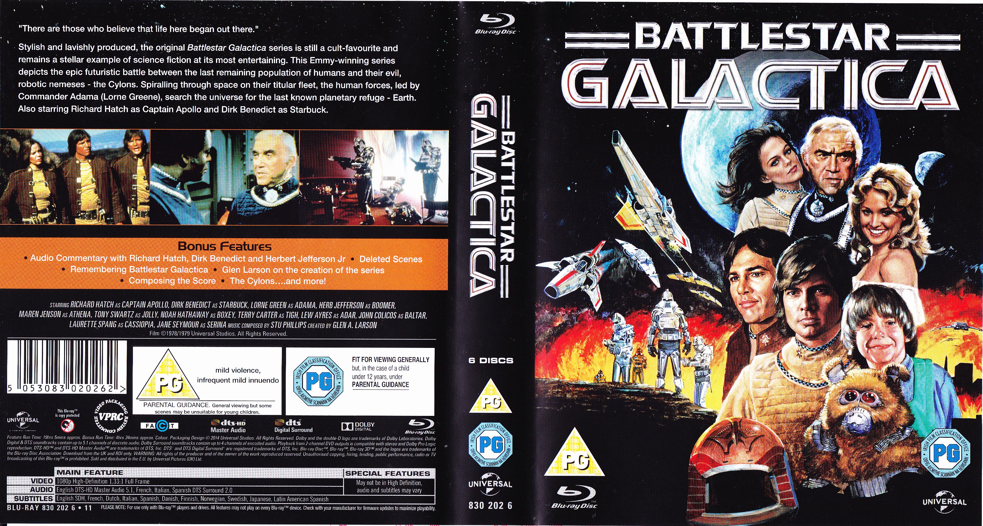Jaquette DVD Battlestar Galactica COFFRET Zone 1 (BLU-RAY)