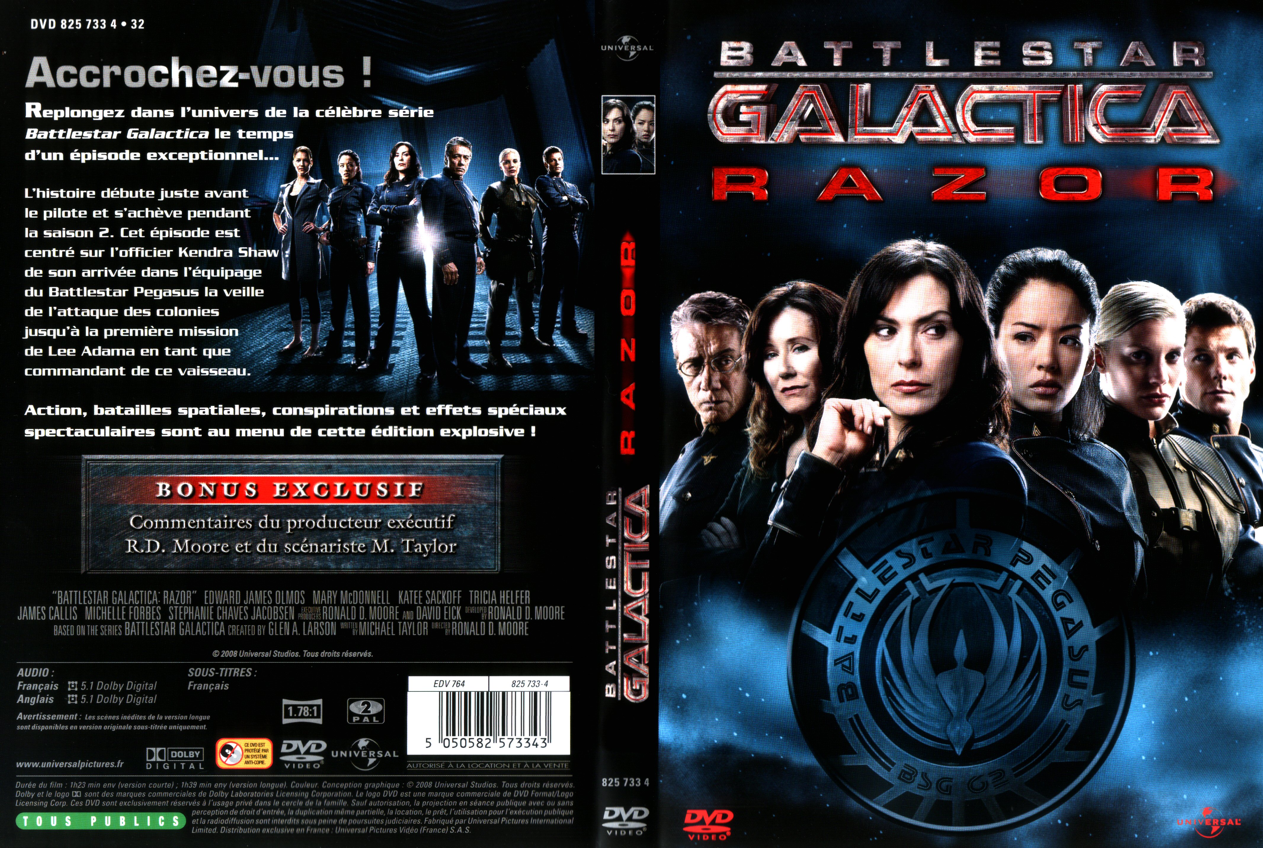 Jaquette DVD Battlestar galactica - Razor