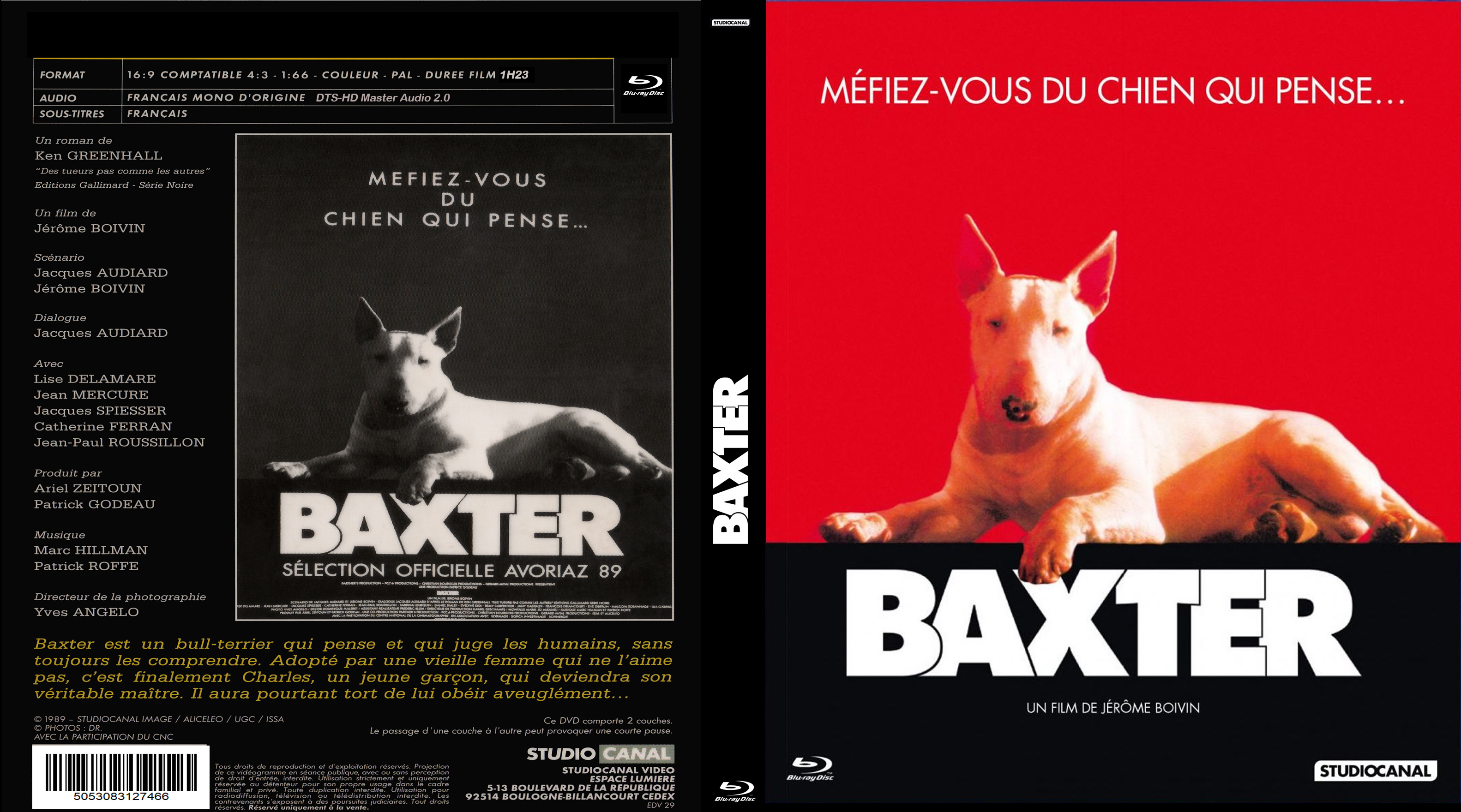 Jaquette DVD Baxter custom (BLU-RAY)