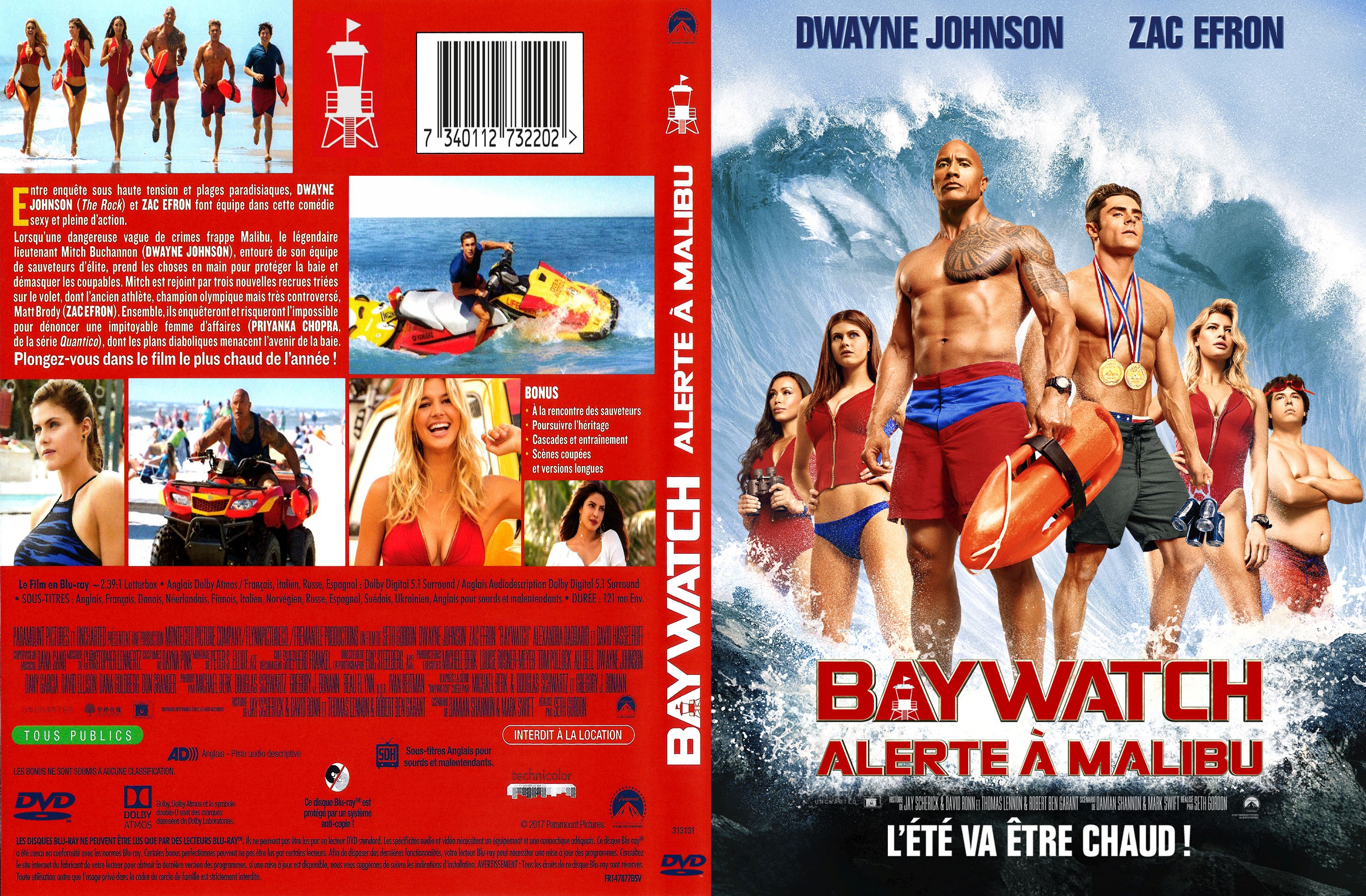 Jaquette DVD Baywatch - Alerte  Malibu custom v2