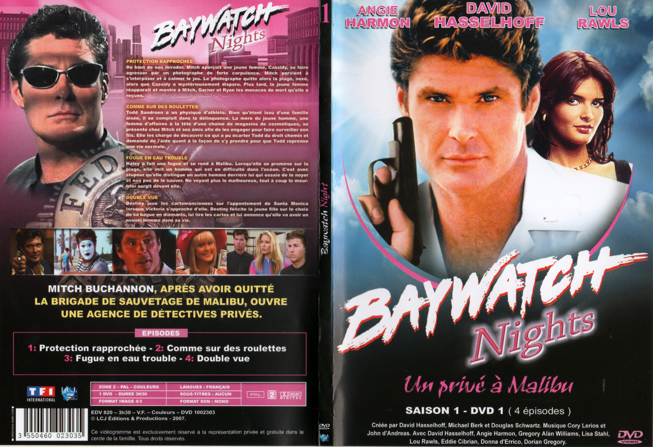 Jaquette DVD Baywatch nights Saison 1 DISC 1