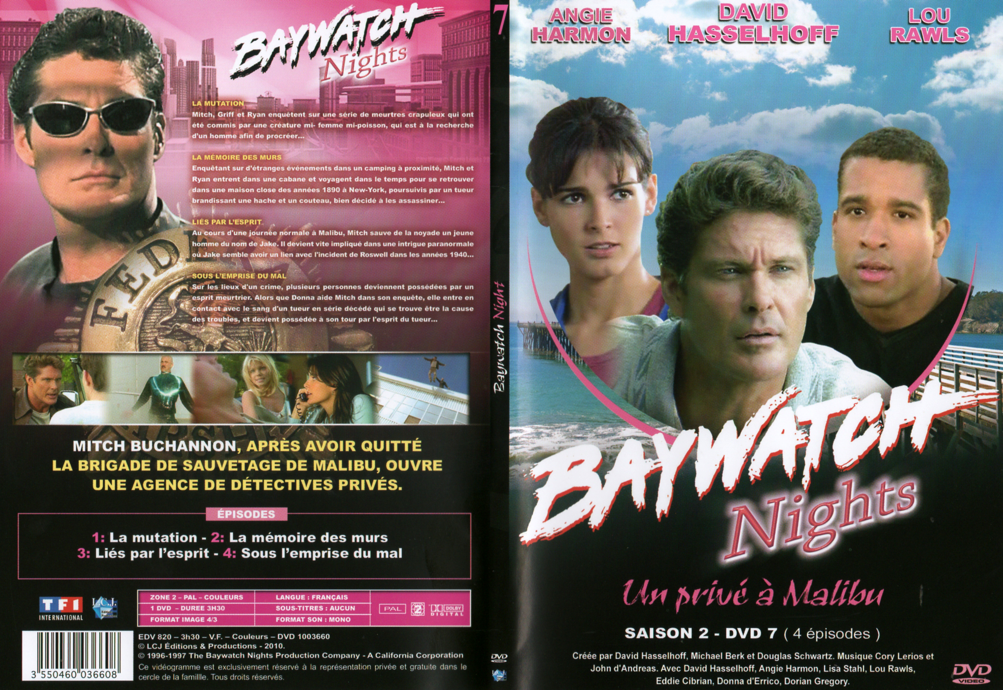 Jaquette DVD Baywatch nights Saison 2 DISC 7