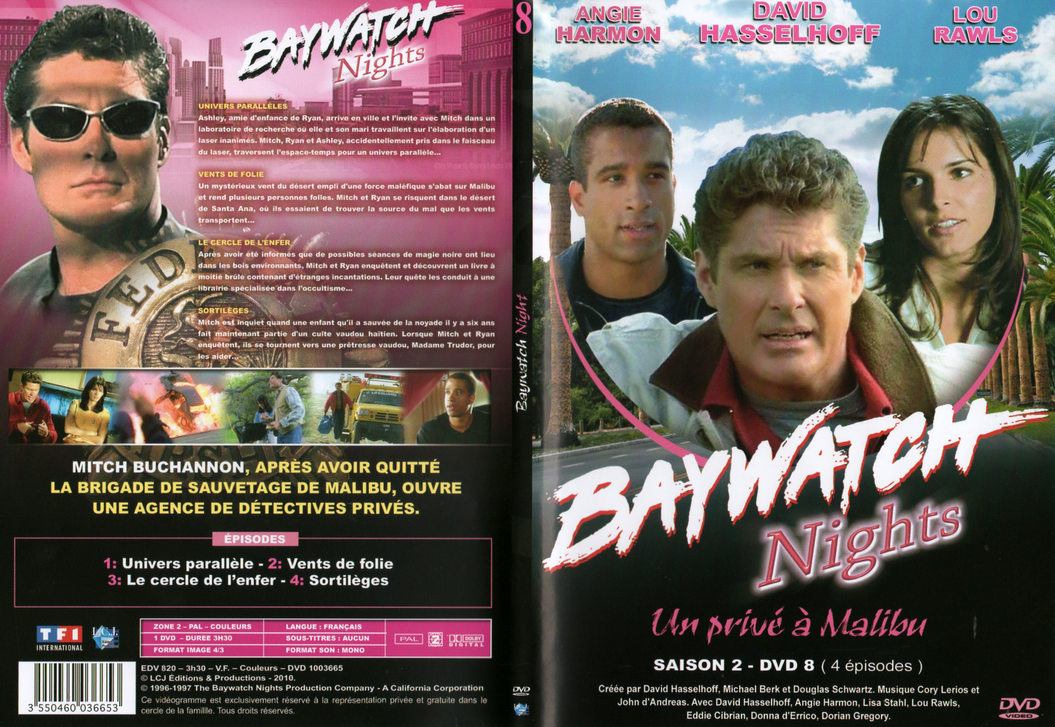 Jaquette DVD Baywatch nights Saison 2 DISC 8