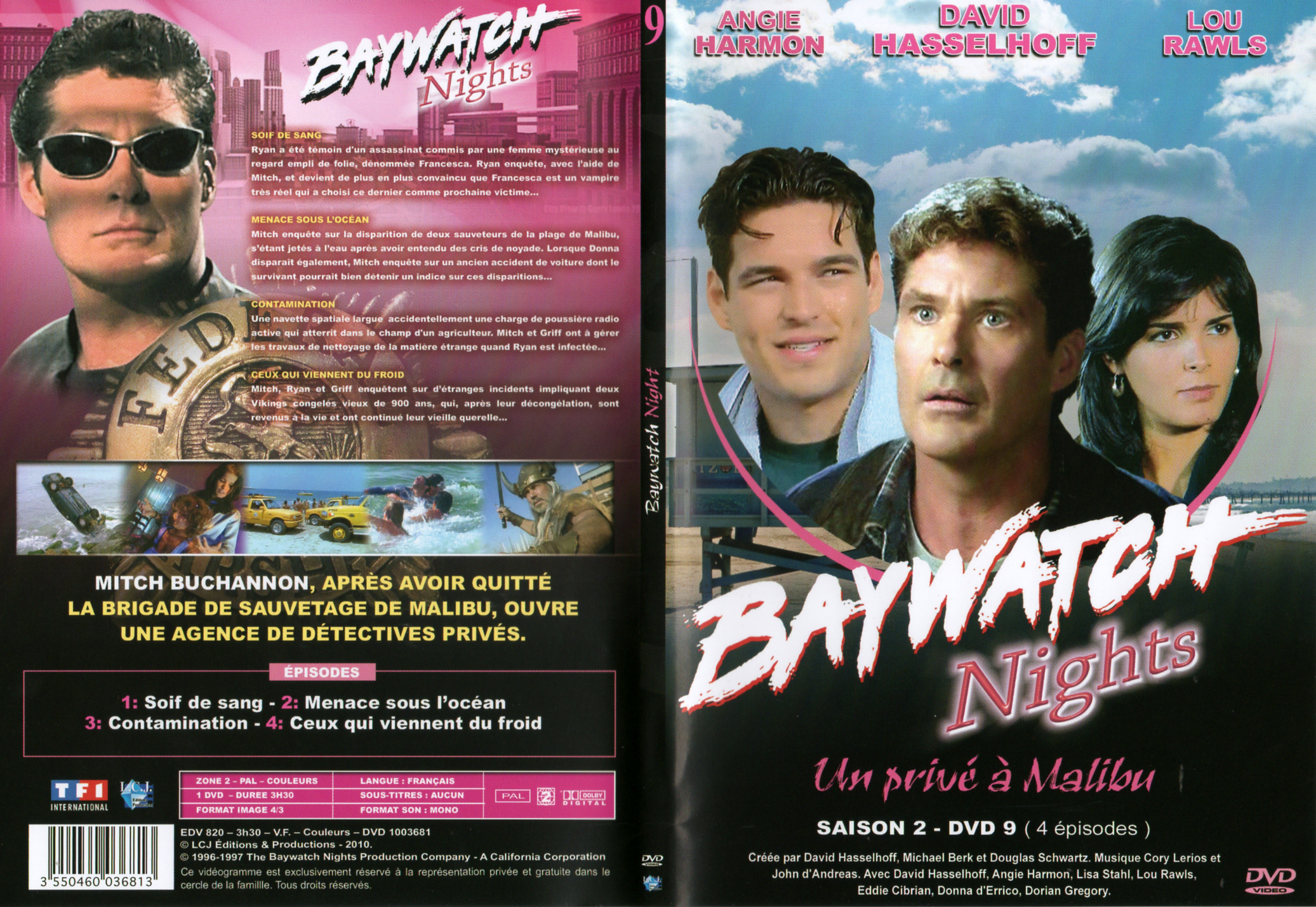 Jaquette DVD Baywatch nights Saison 2 DISC 9