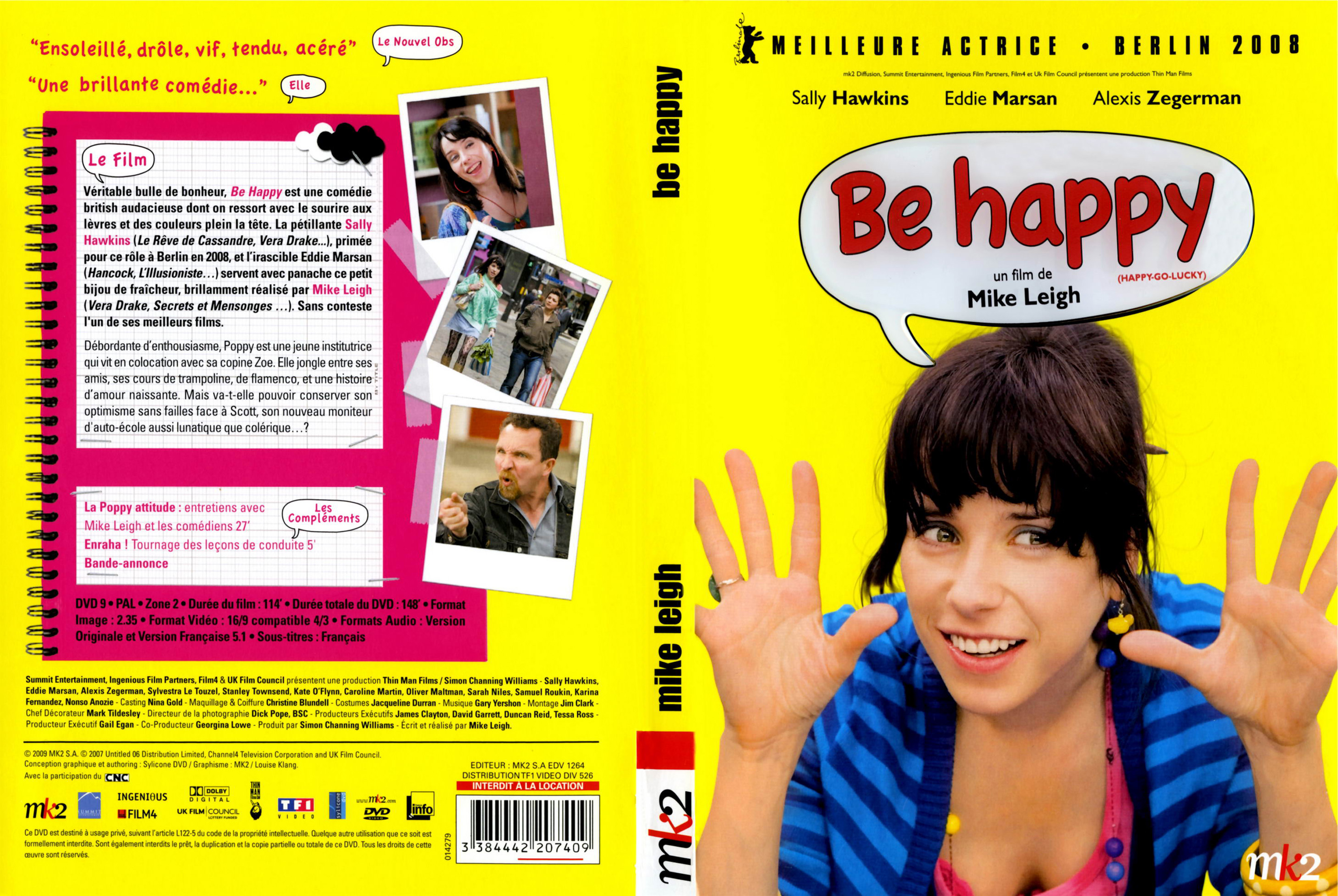 Jaquette DVD Be happy