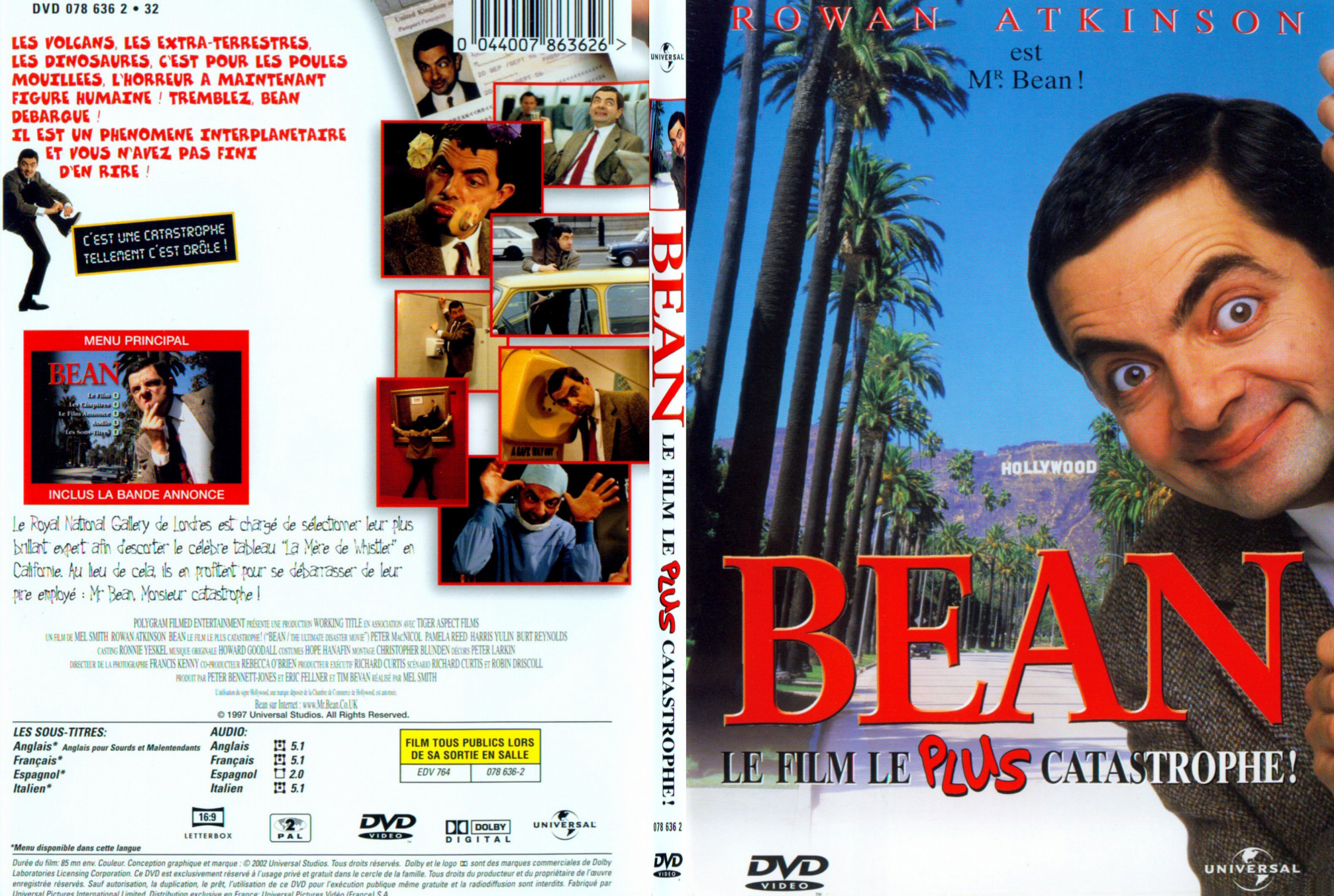 Jaquette DVD Bean - SLIM