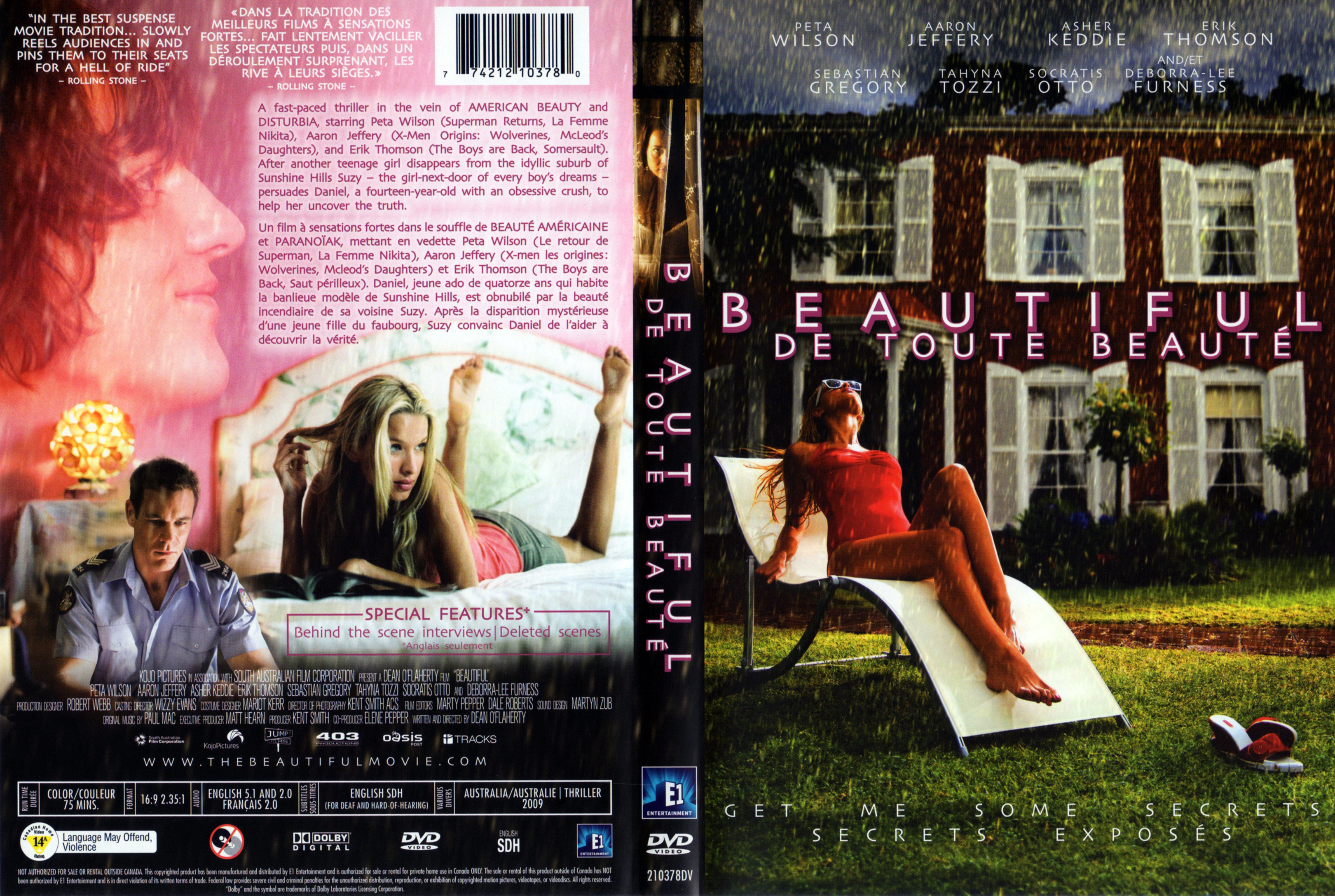 Jaquette DVD Beautiful - De toute beaut (Canadienne)