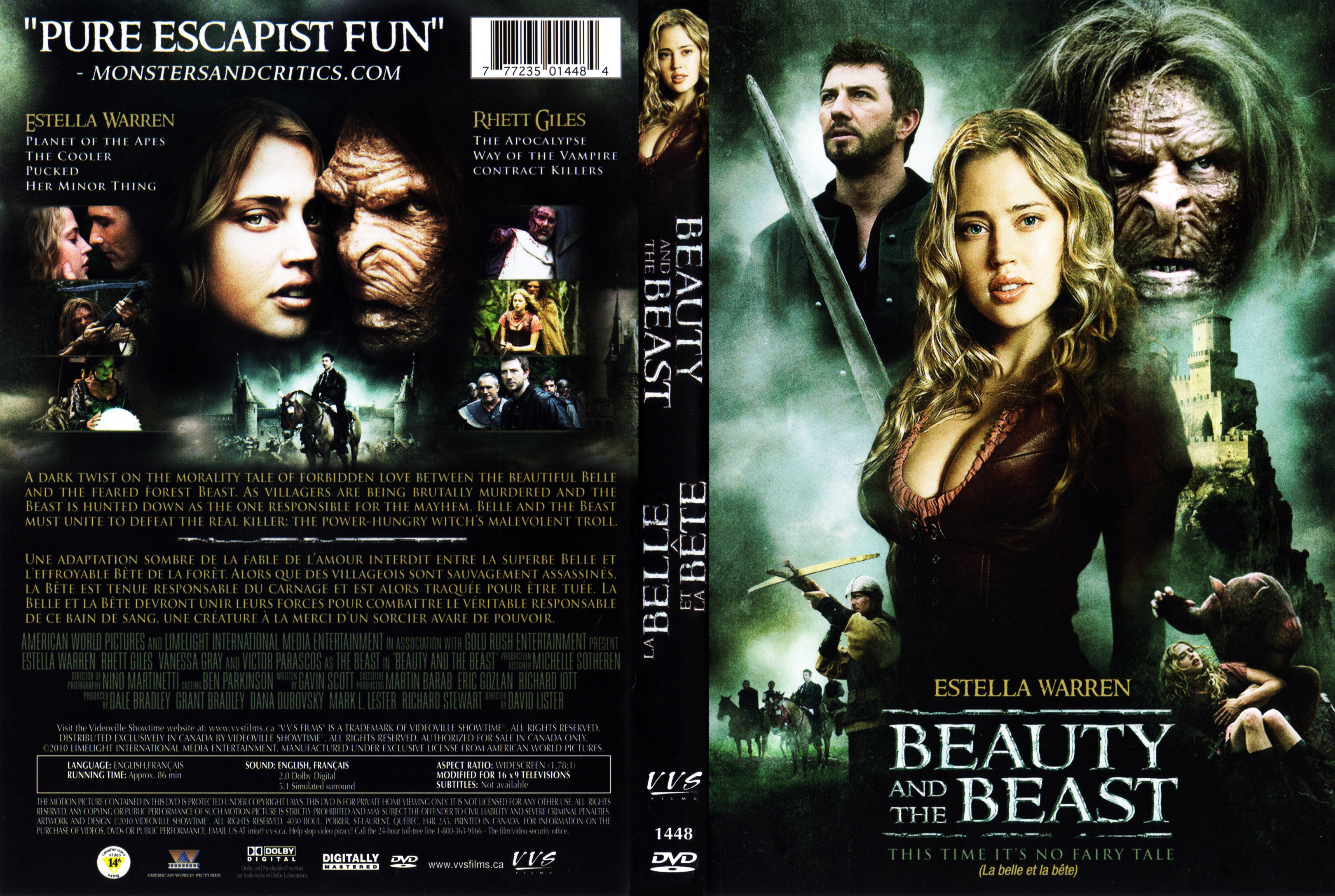Jaquette DVD Beauty and the beast - La belle et la bte (2010) (Canadienne)