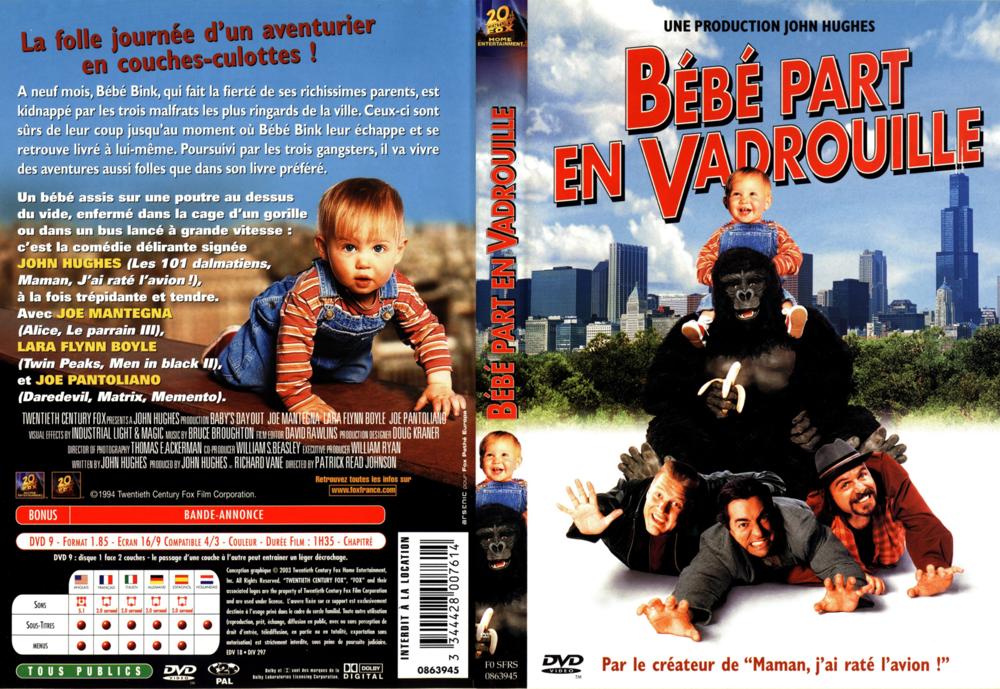 Jaquette DVD Bb part en vadrouille v2