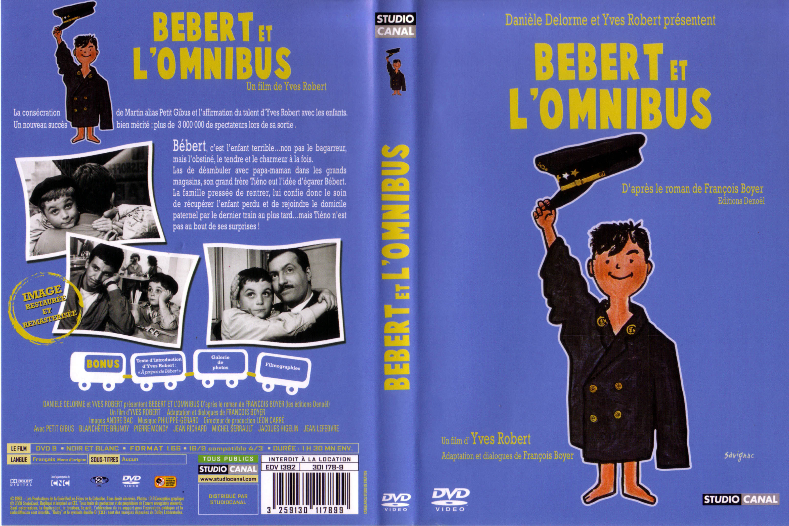 Jaquette DVD Bebert et l