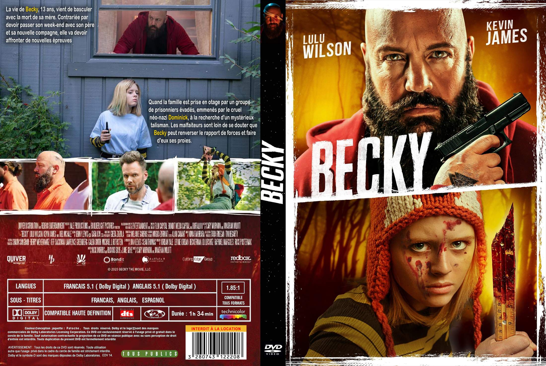 Jaquette DVD Becky custom