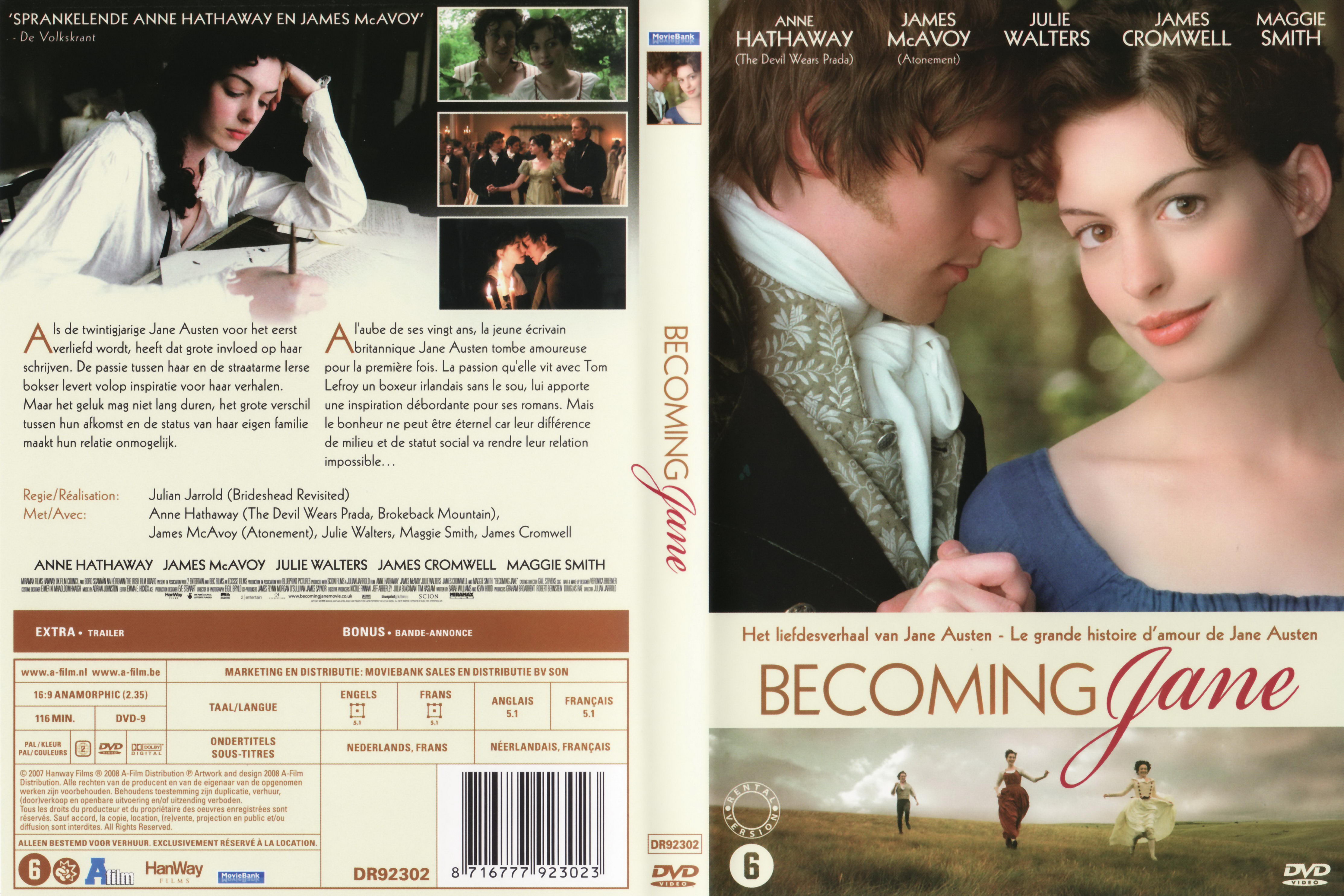 Jaquette DVD Becoming Jane