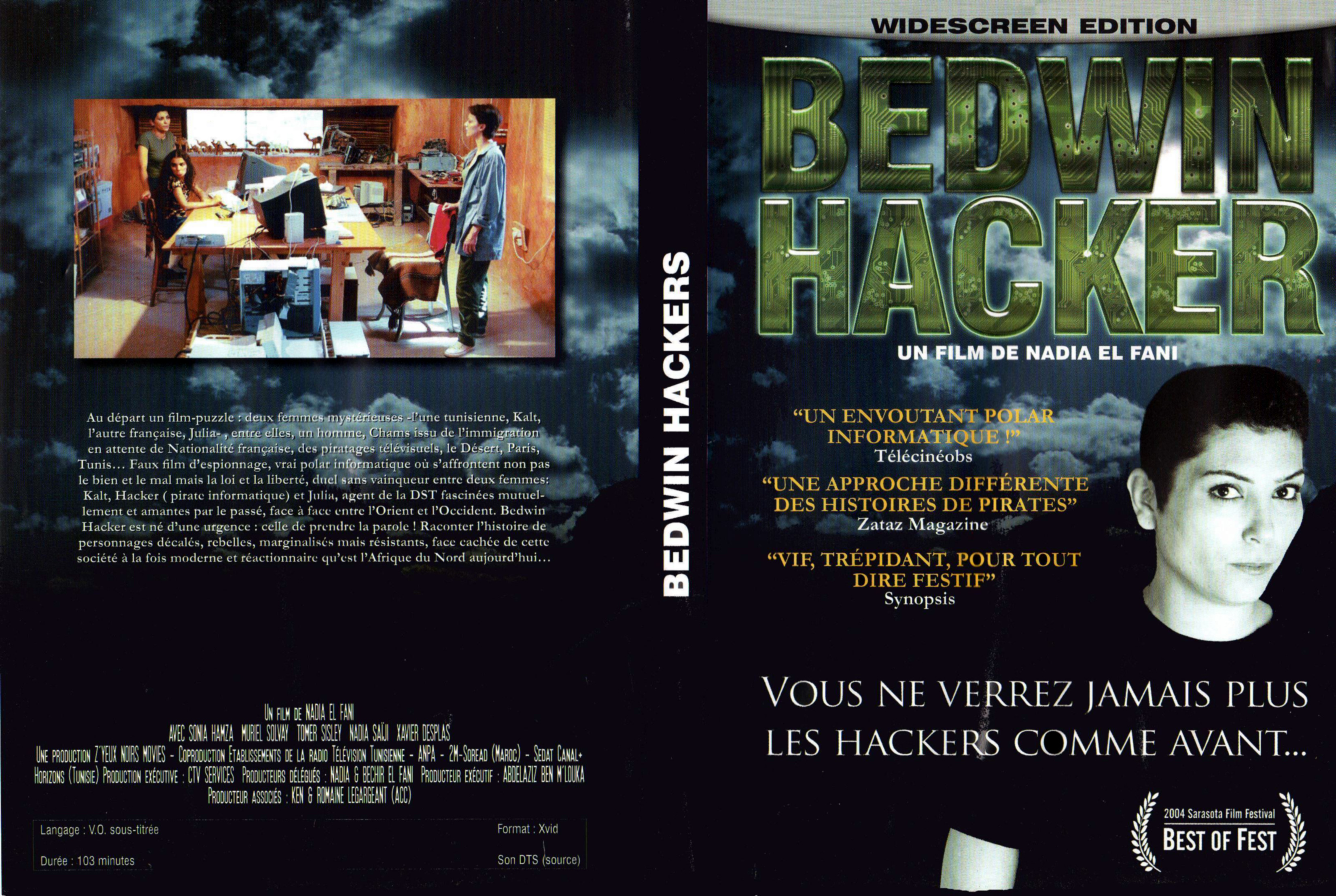 Jaquette DVD Bedwin hacker