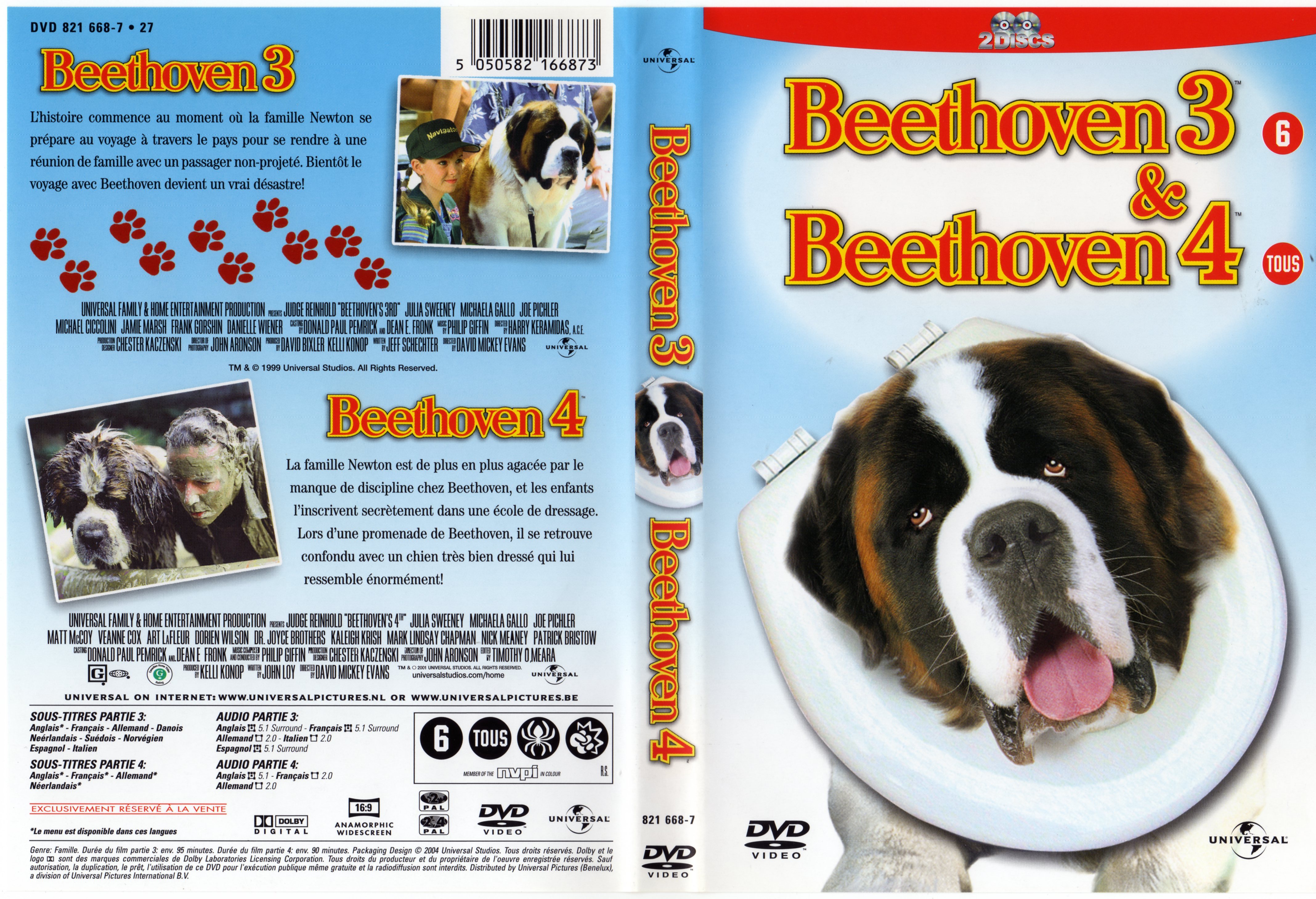 Jaquette DVD Beethoven 3 et 4