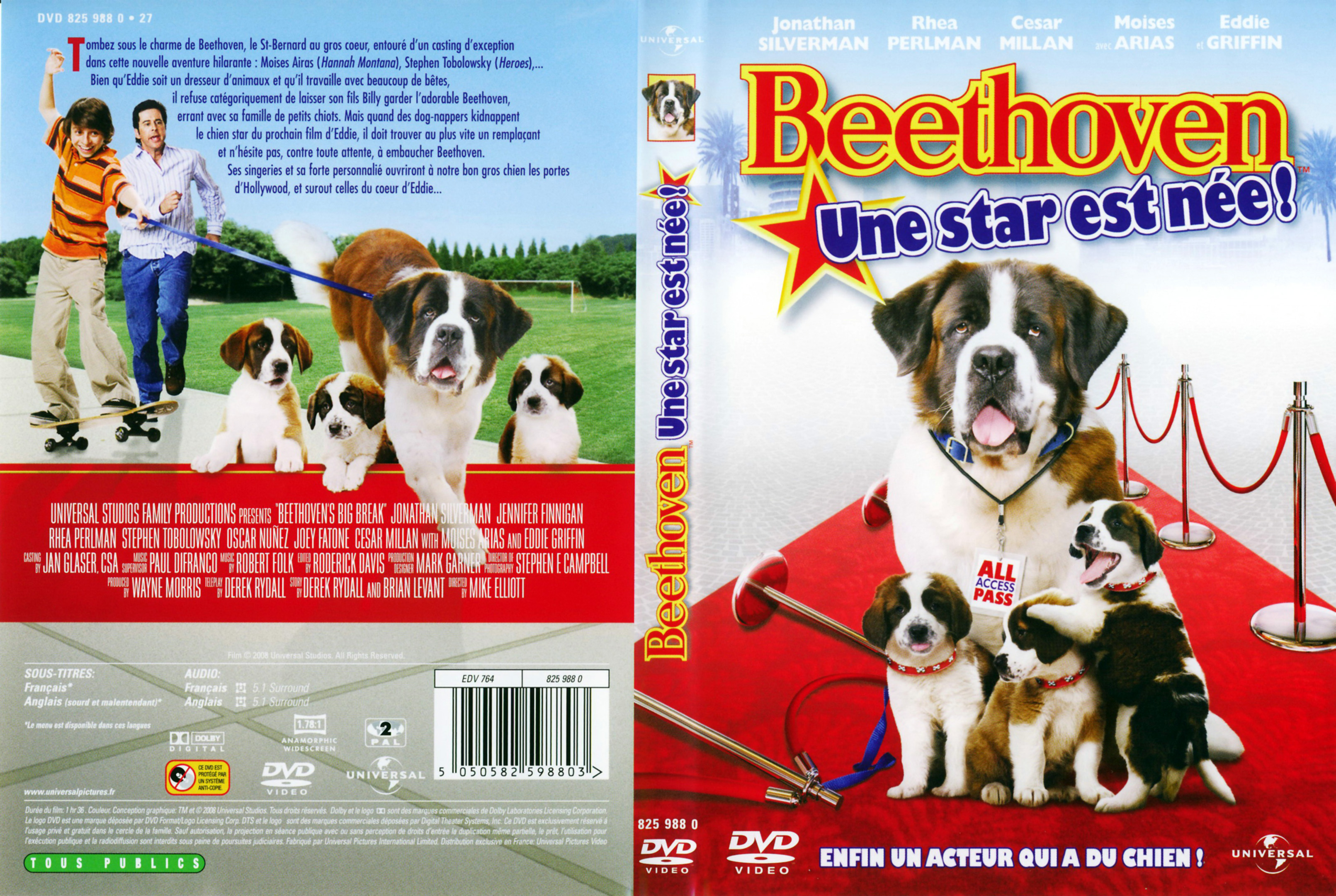 Jaquette DVD Beethoven 6 - une star est ne