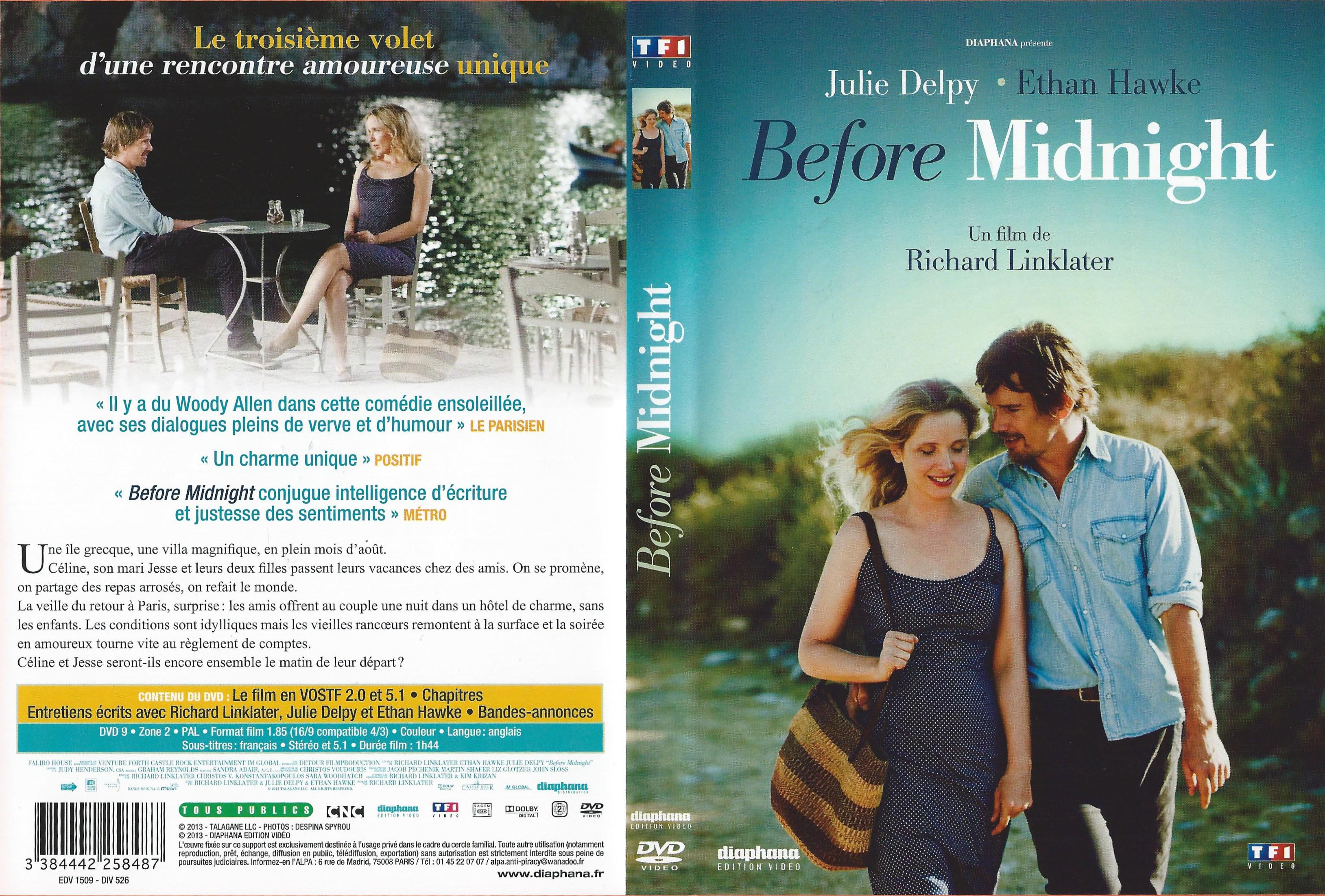 Jaquette DVD Before midnight
