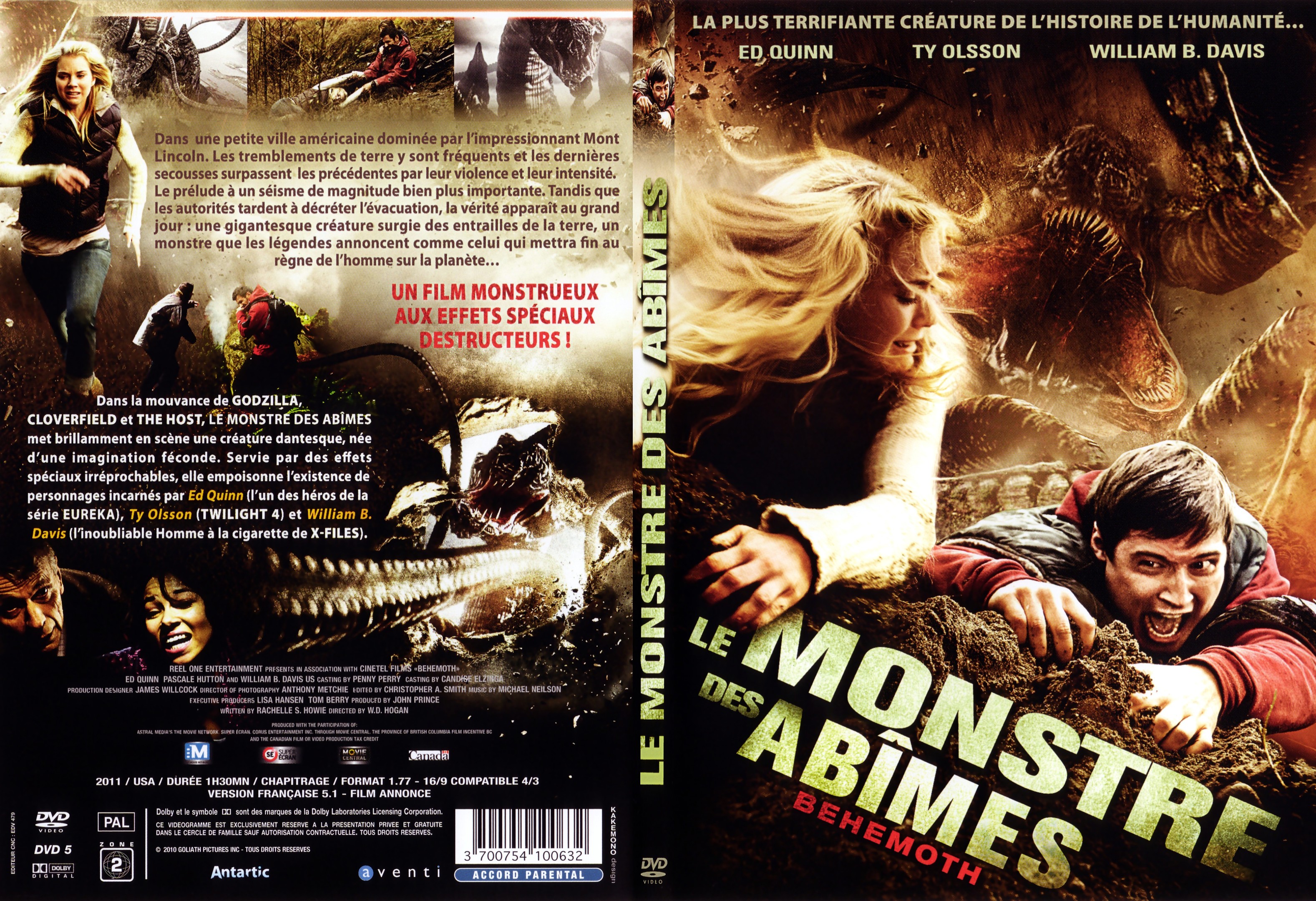 Jaquette DVD Behemoth - Le monstre des abimes - SLIM