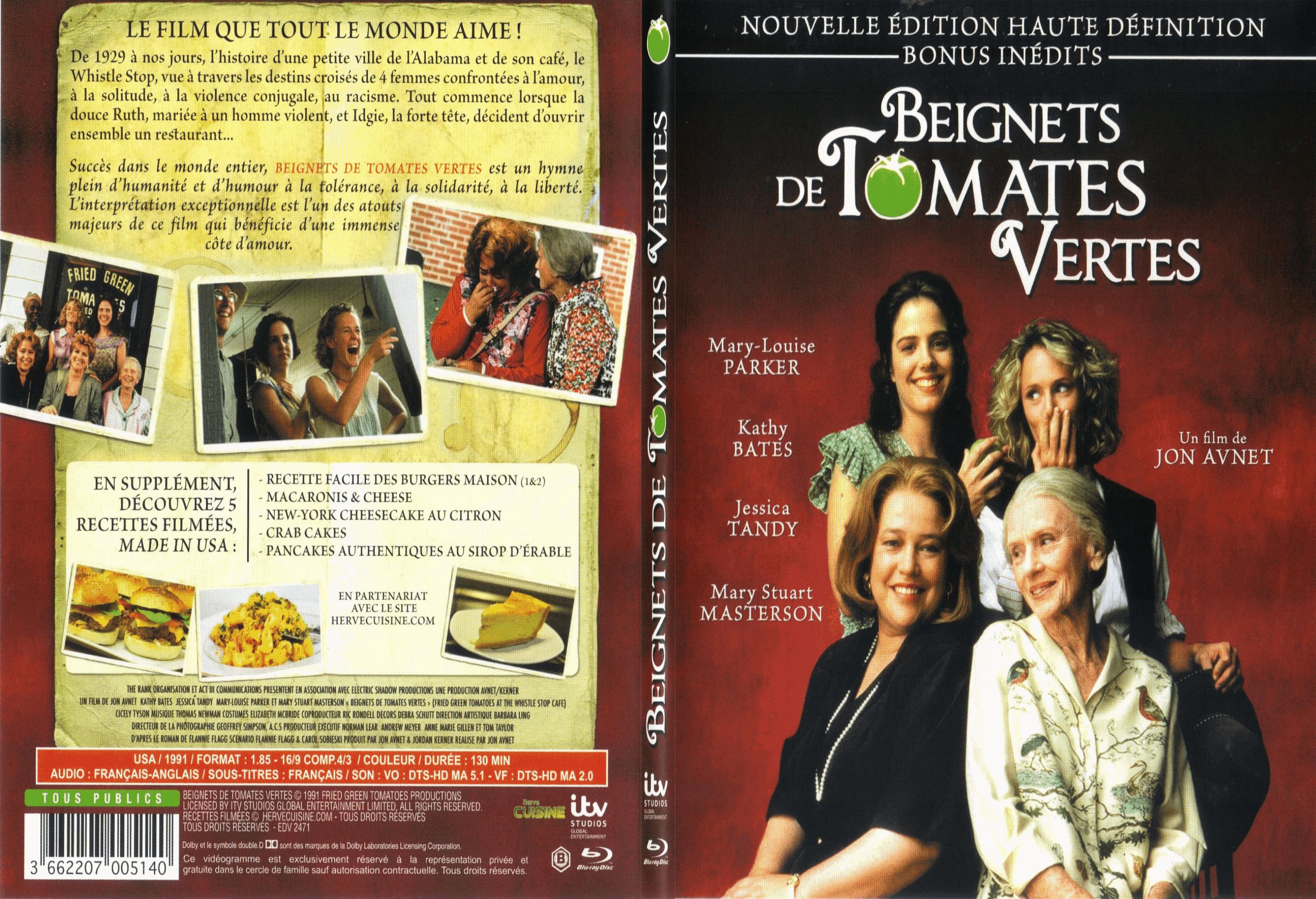 Jaquette DVD Beignets de tomates vertes - SLIM
