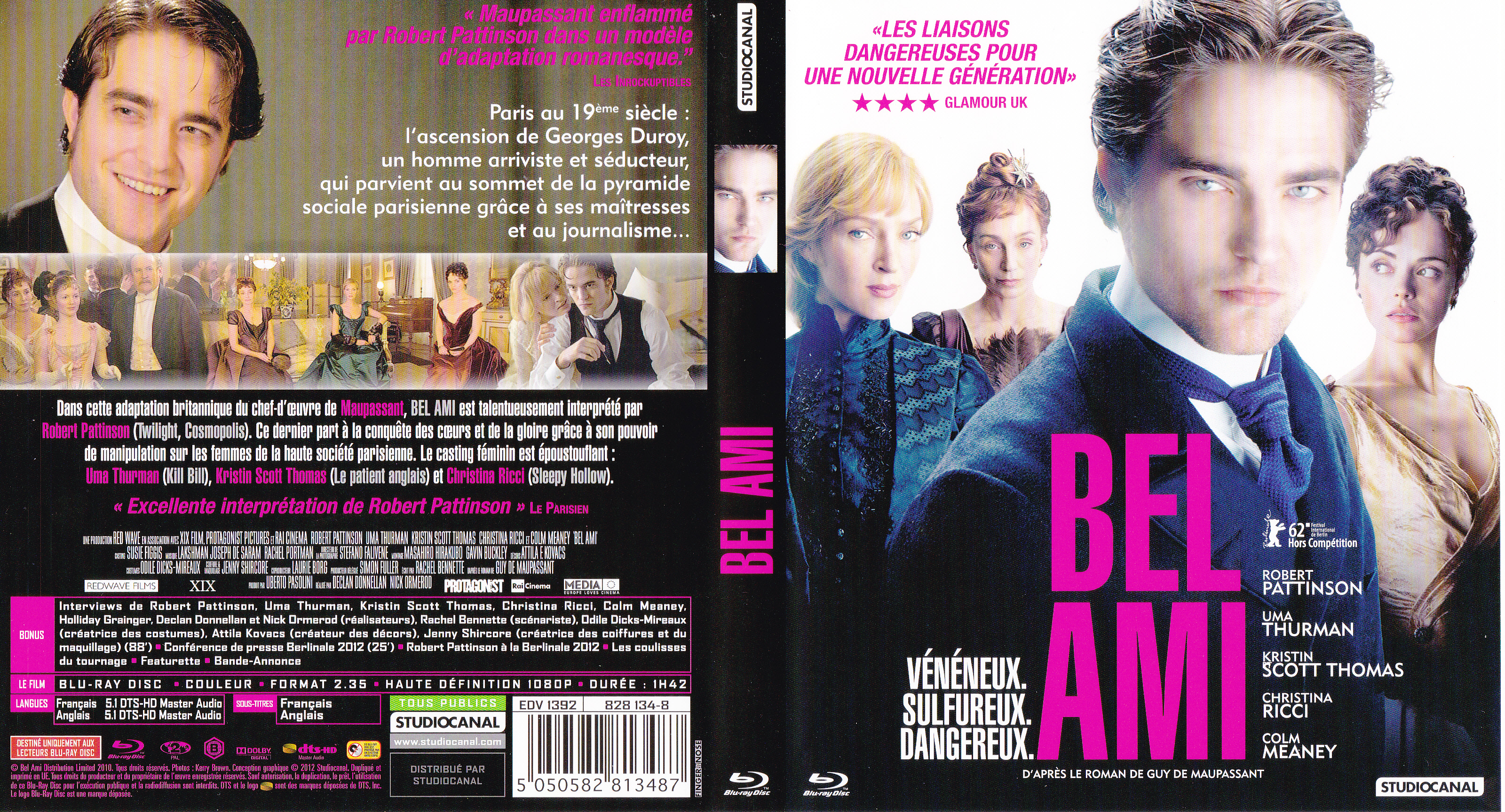 Jaquette DVD Bel ami (2012) (BLU-RAY)