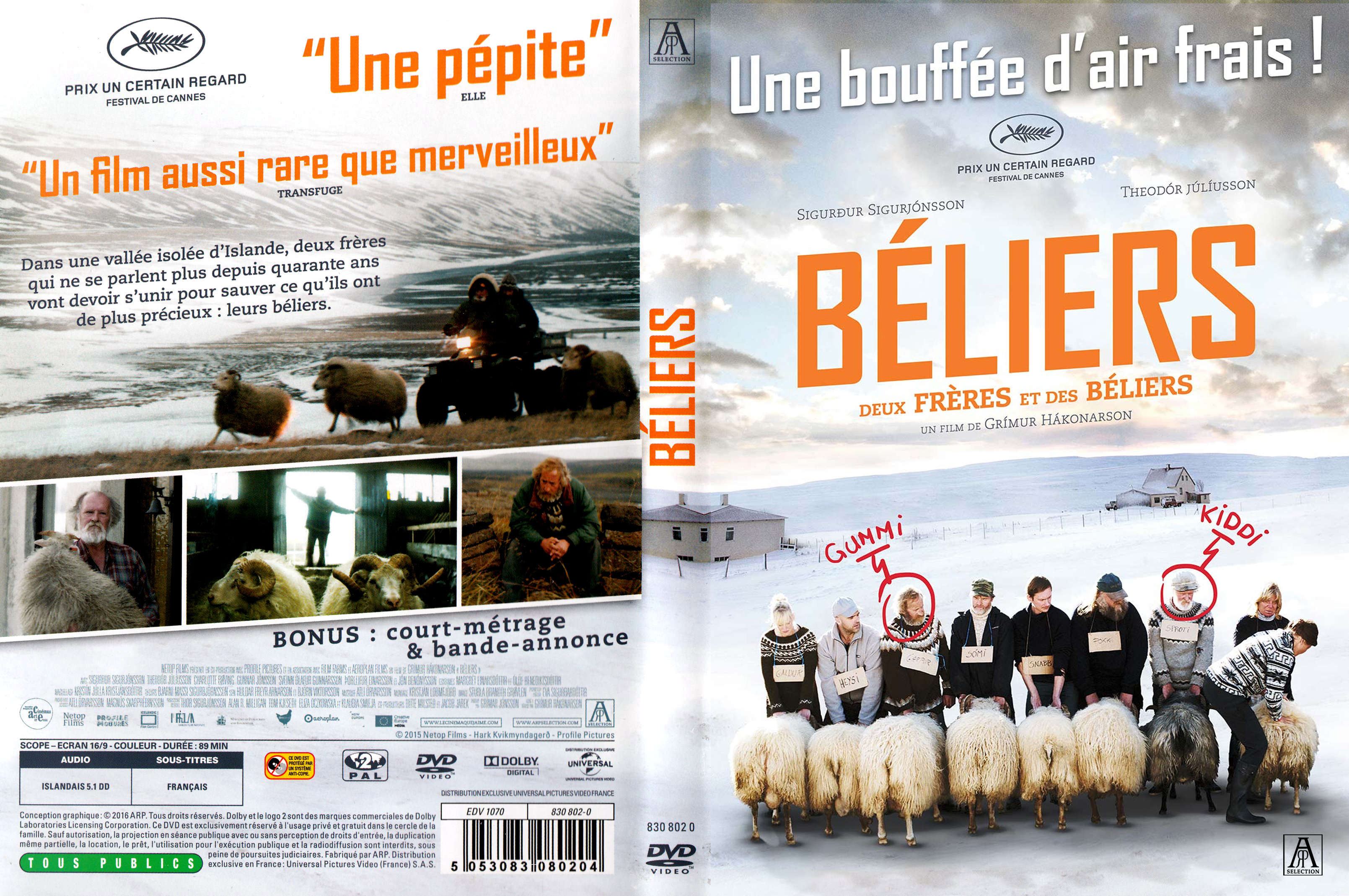 Jaquette DVD Bliers