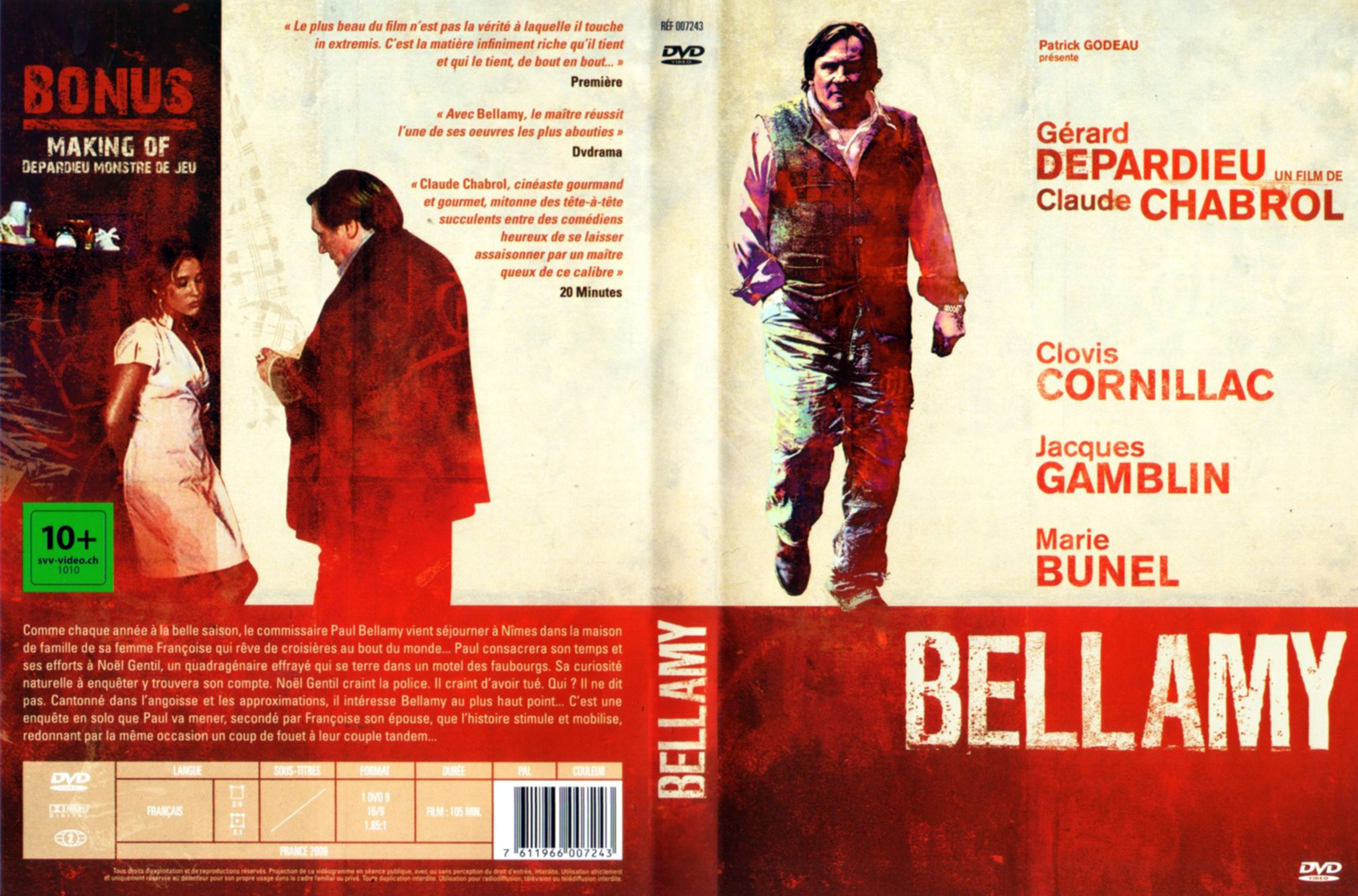 Jaquette DVD Bellamy