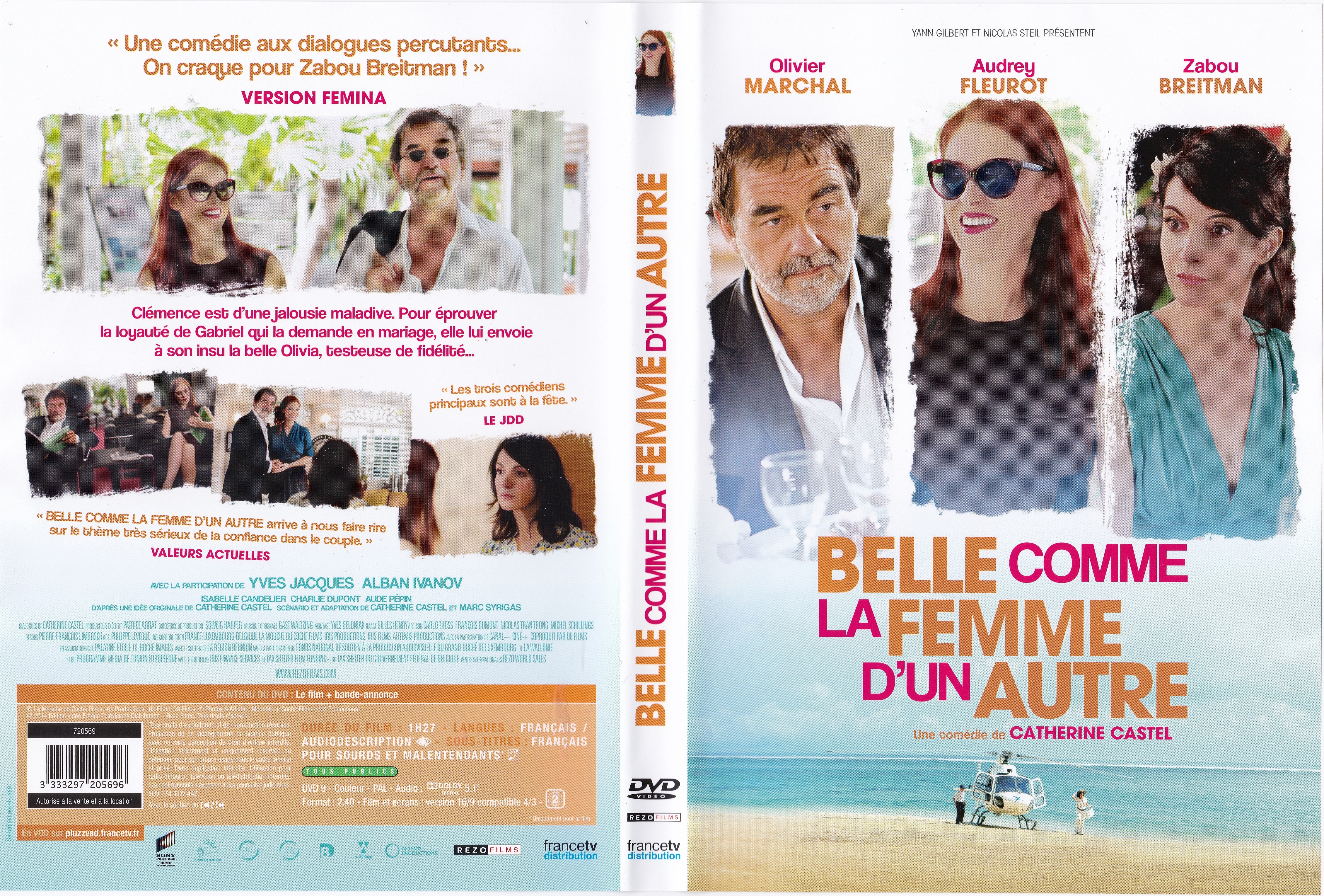 Jaquette DVD Belle Comme la Femme d