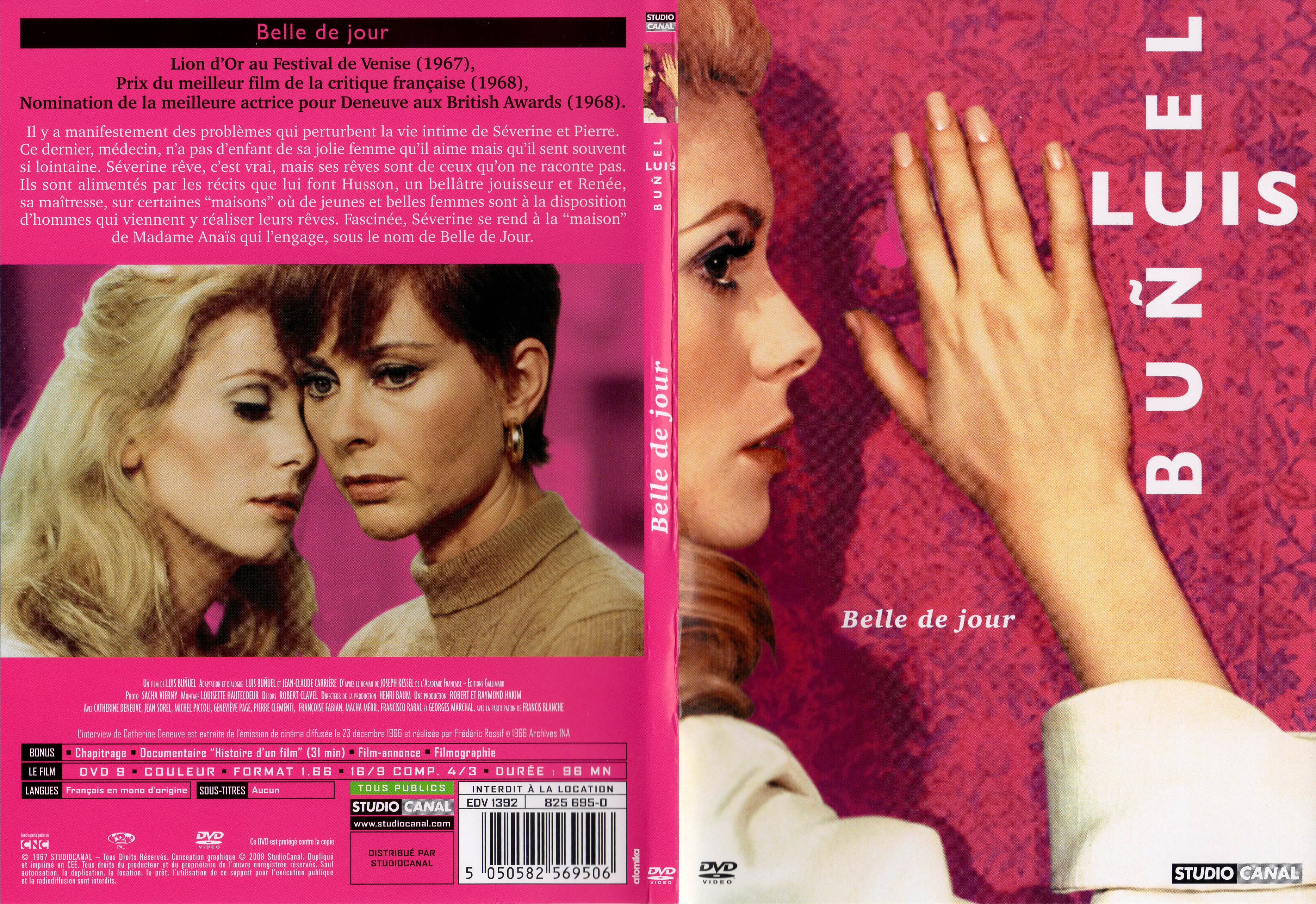 Jaquette DVD Belle de jour v2