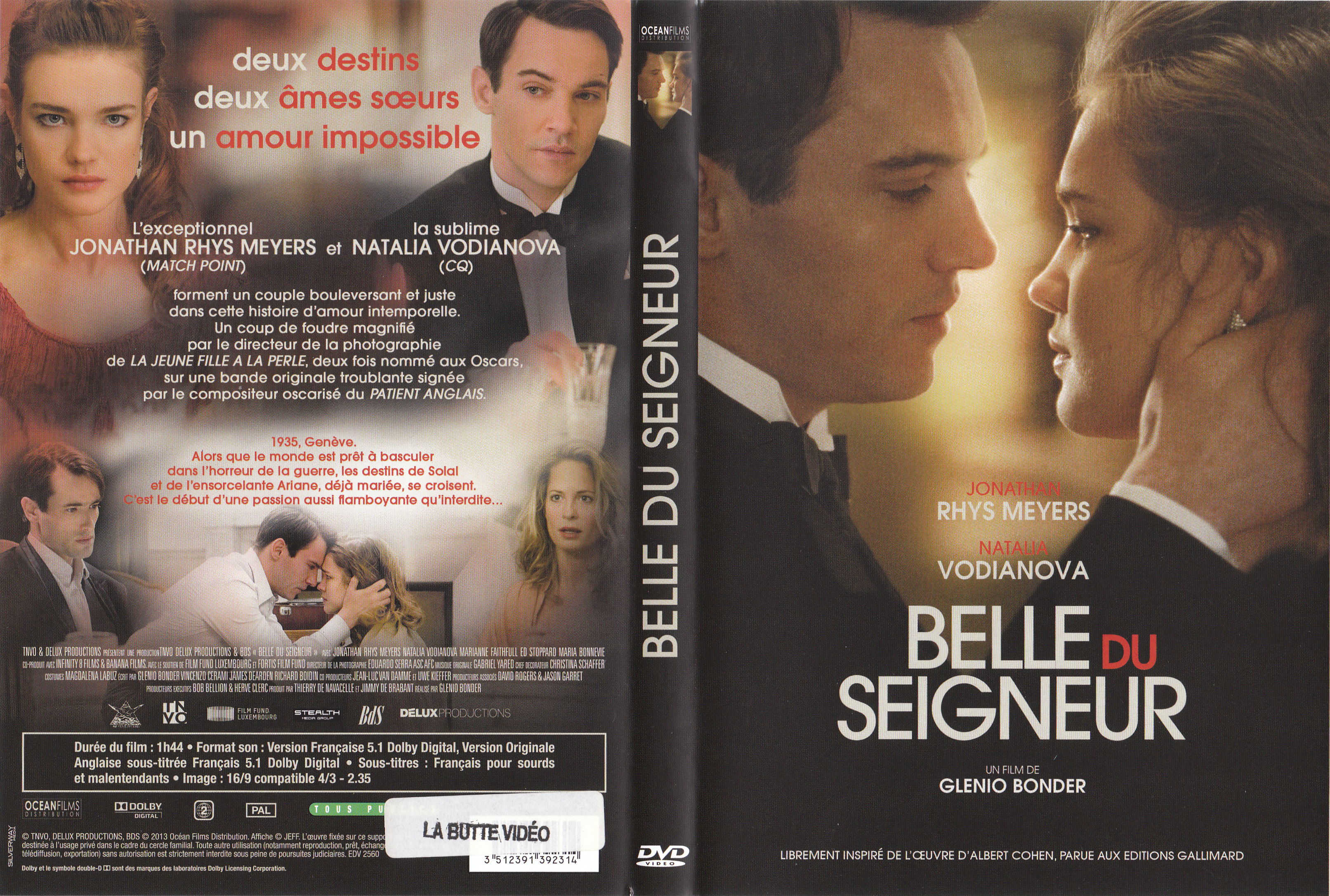 Jaquette DVD Belle du seigneur