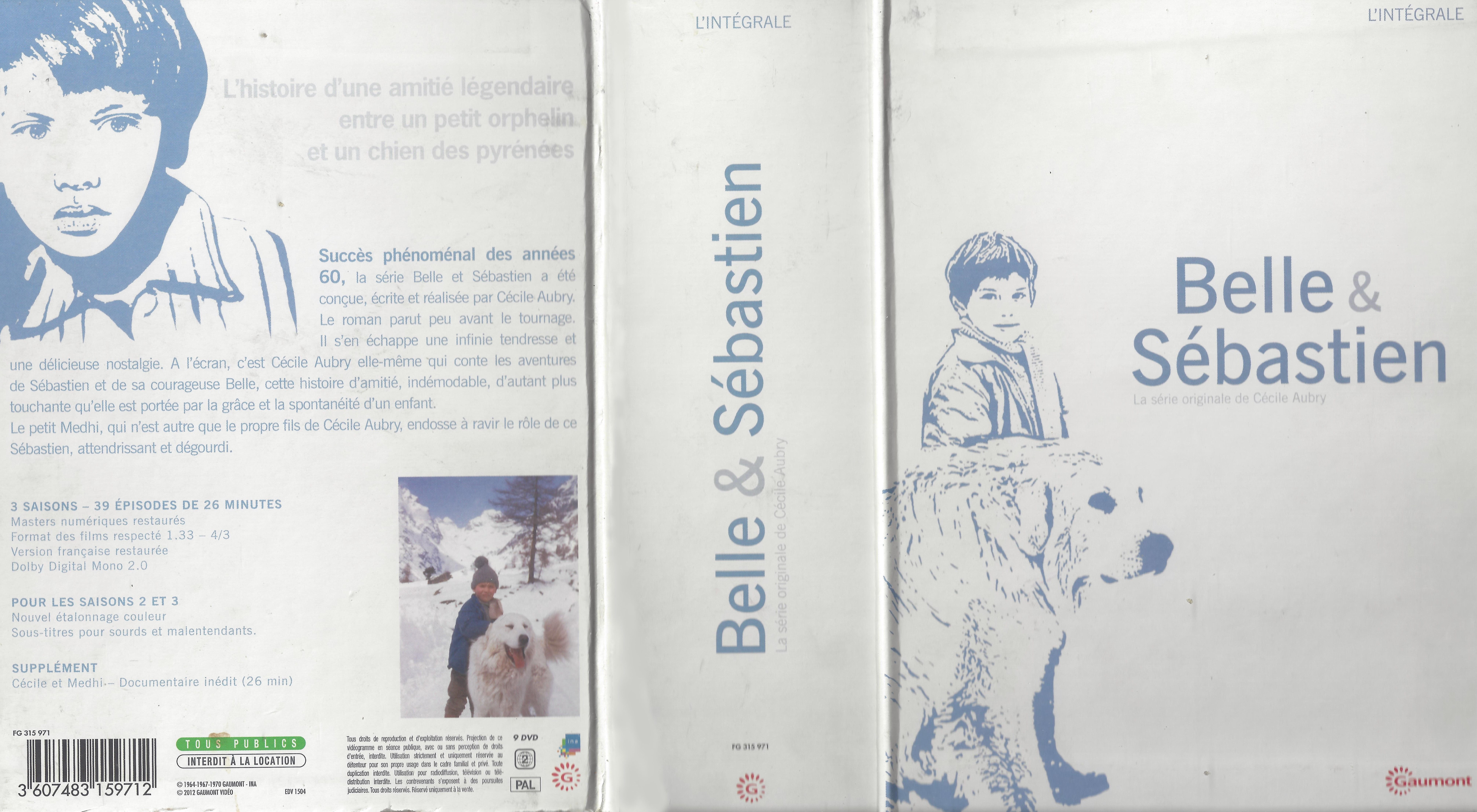 Jaquette DVD Belle et Sebastien COFFRET