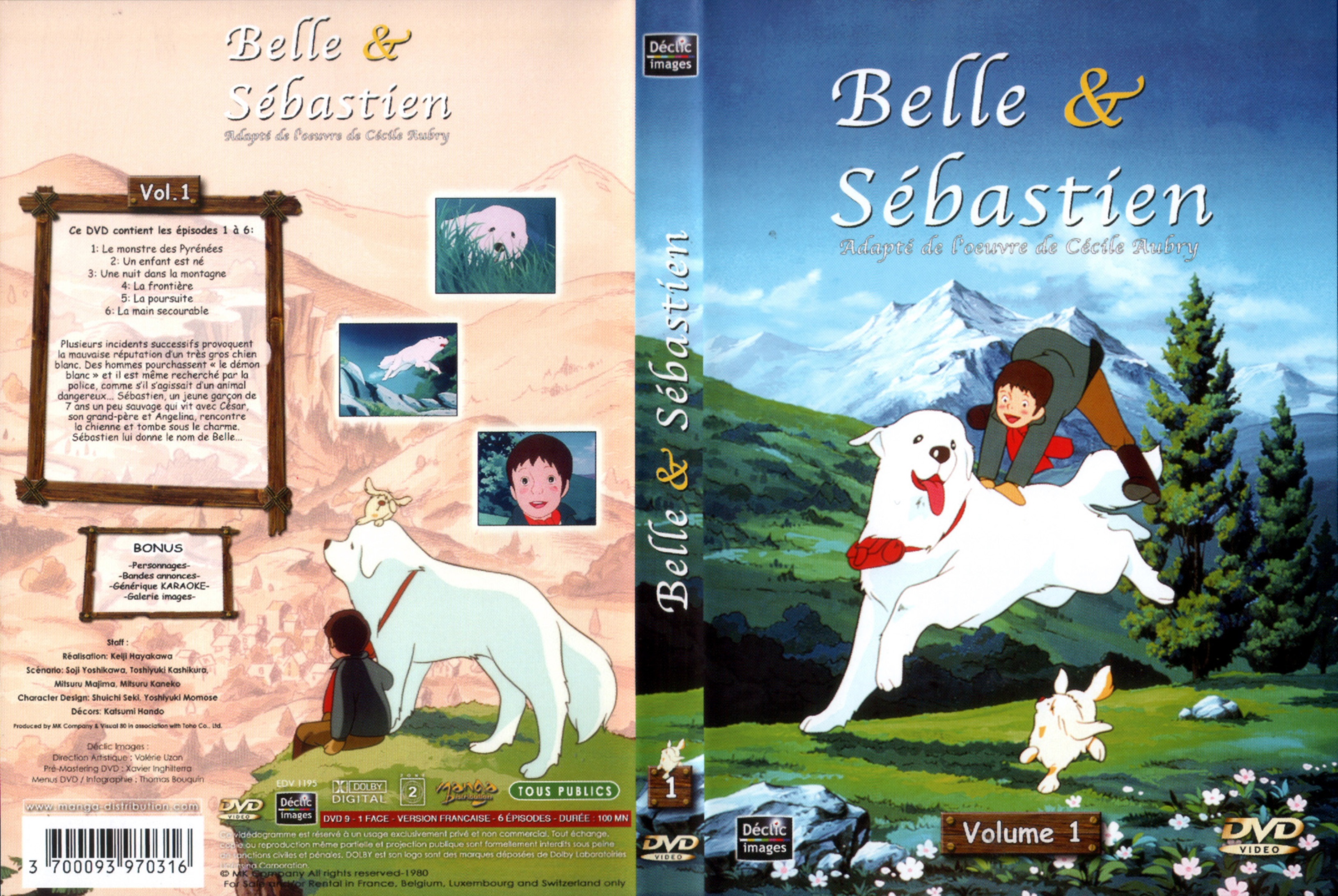 Jaquette DVD Belle et Sebastien DVD 01