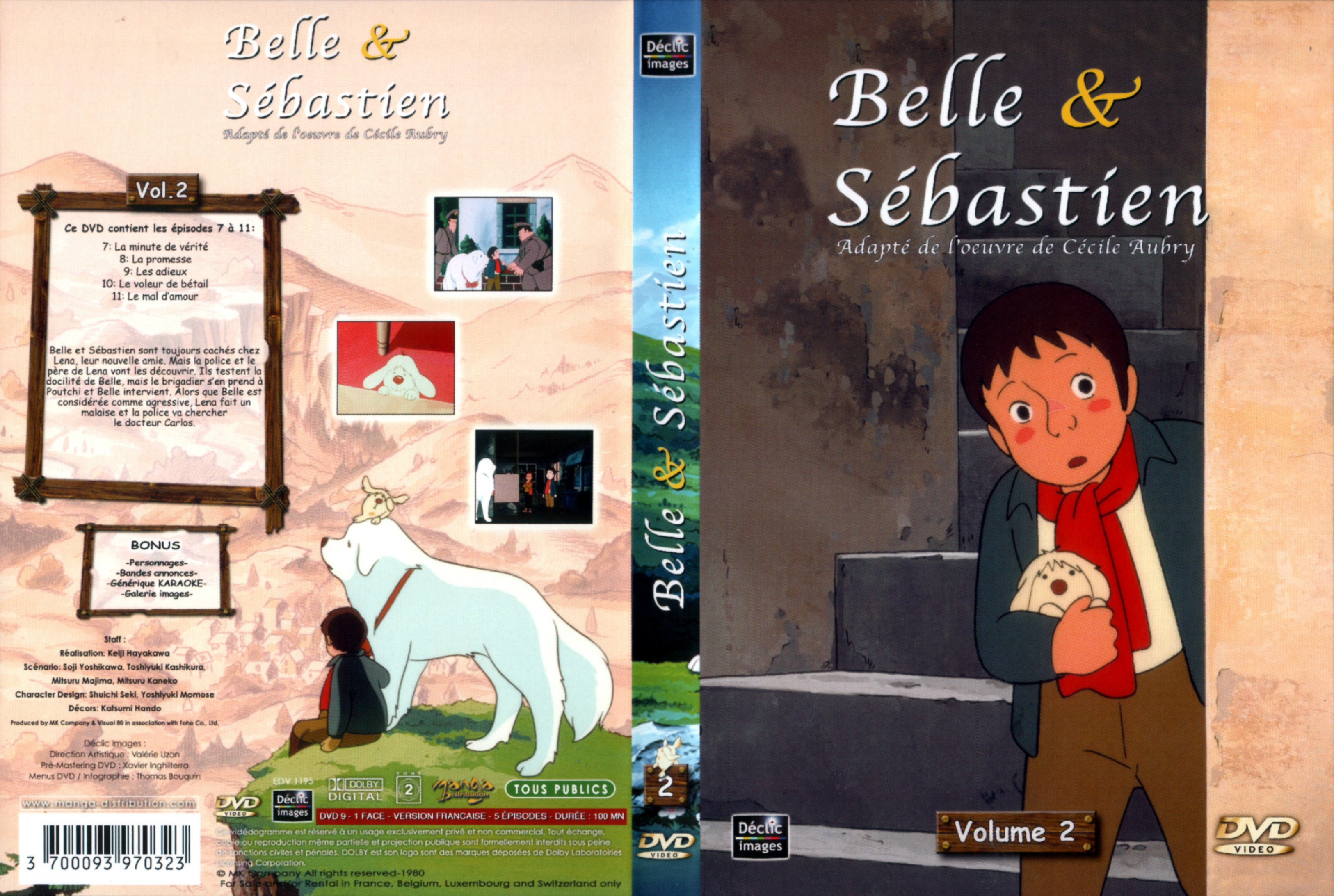 Jaquette DVD Belle et Sebastien DVD 02
