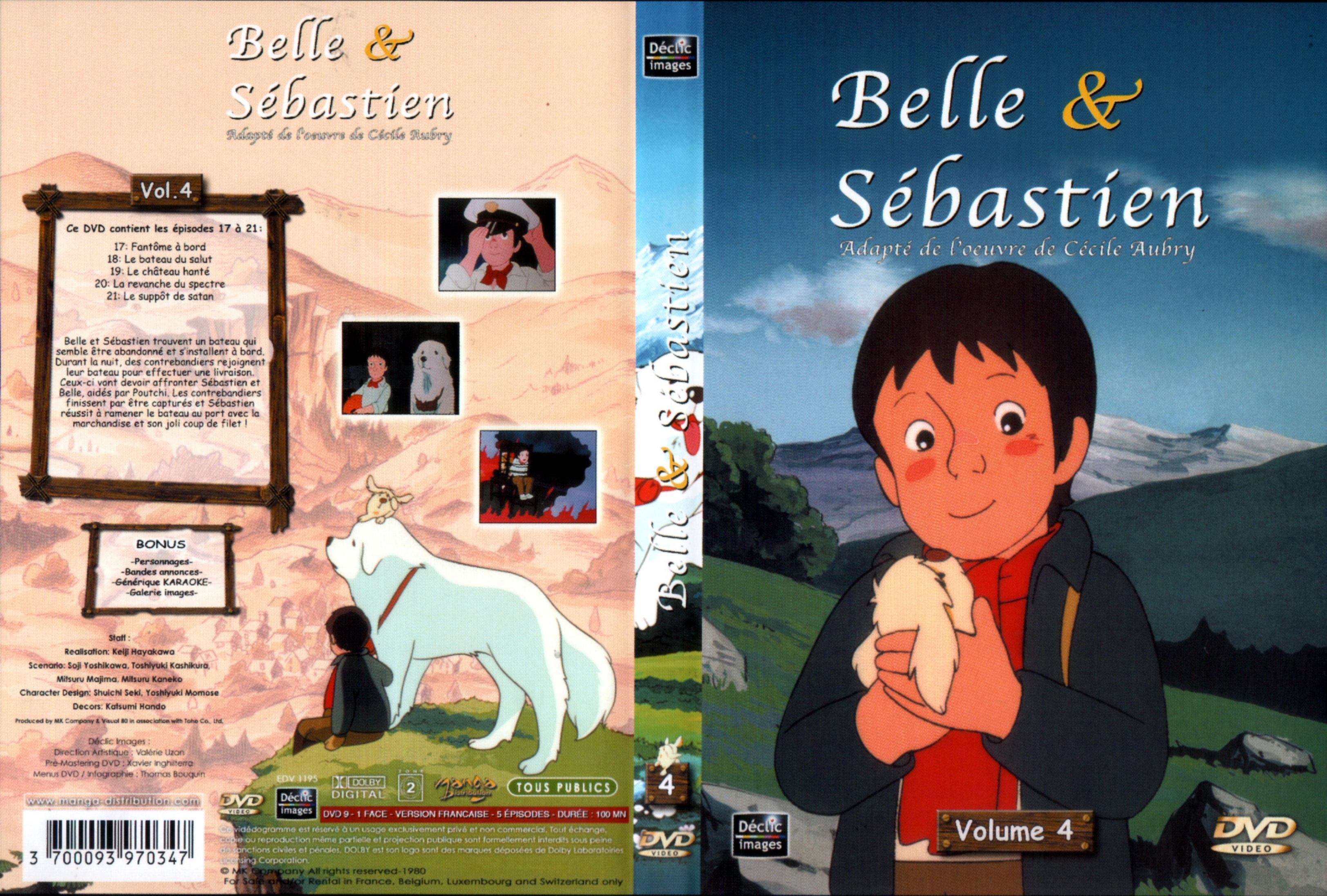 Jaquette DVD Belle et Sebastien DVD 04