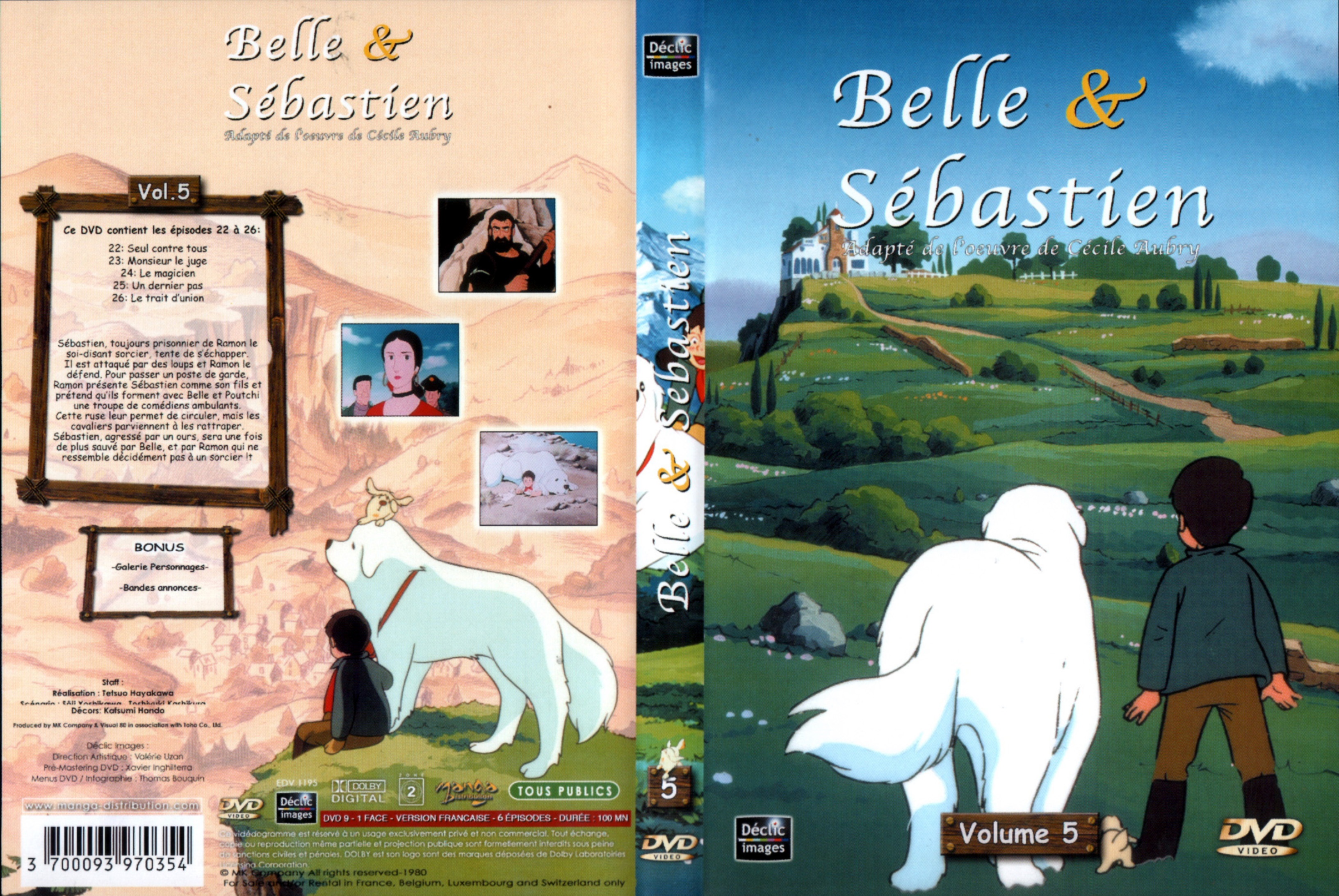 Jaquette DVD Belle et Sebastien DVD 05