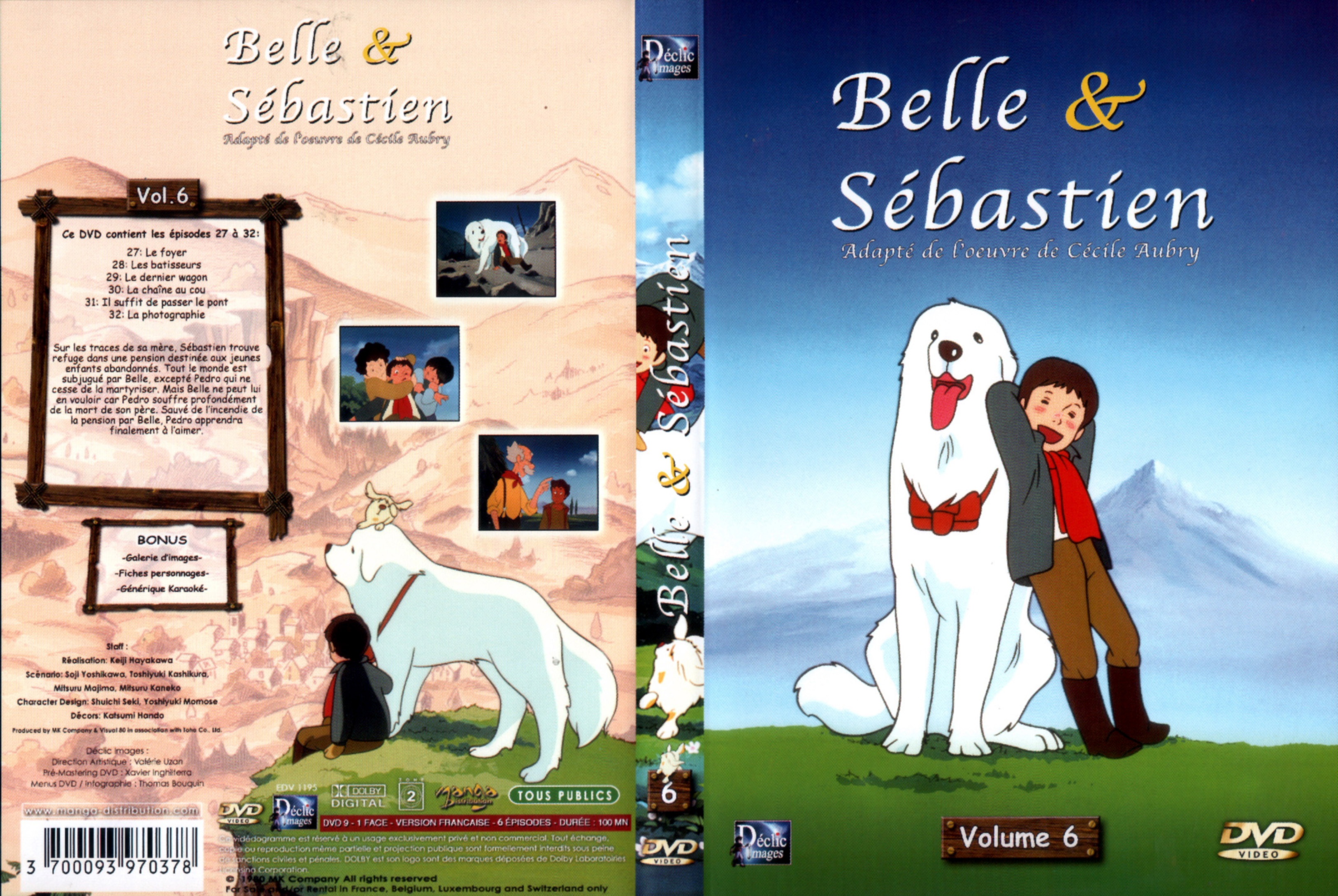 Jaquette DVD Belle et Sebastien DVD 06