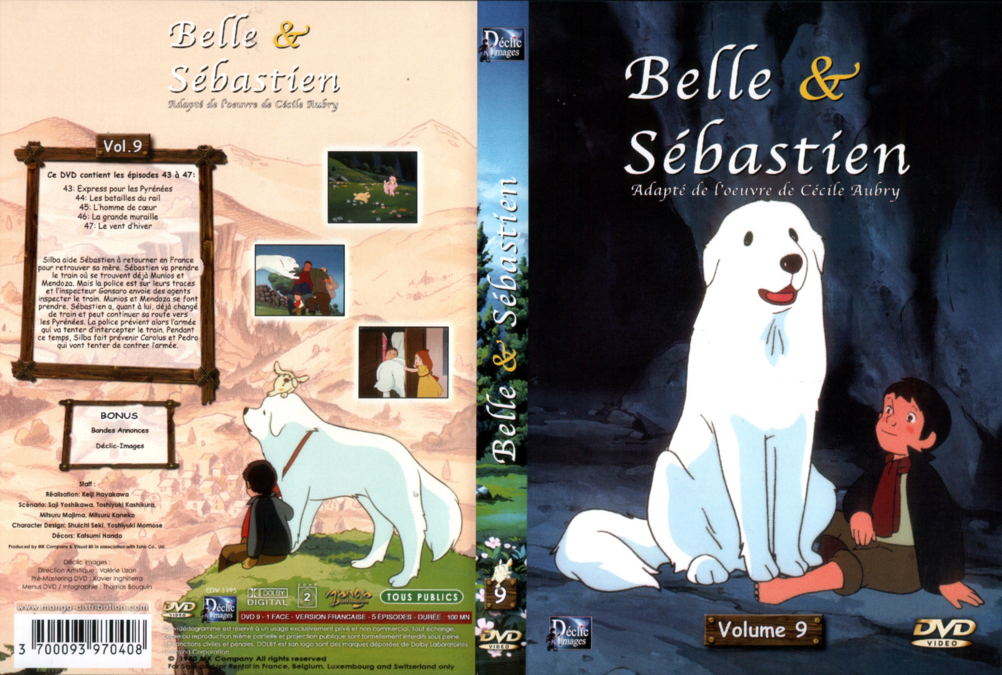 Jaquette DVD Belle et Sebastien DVD 09