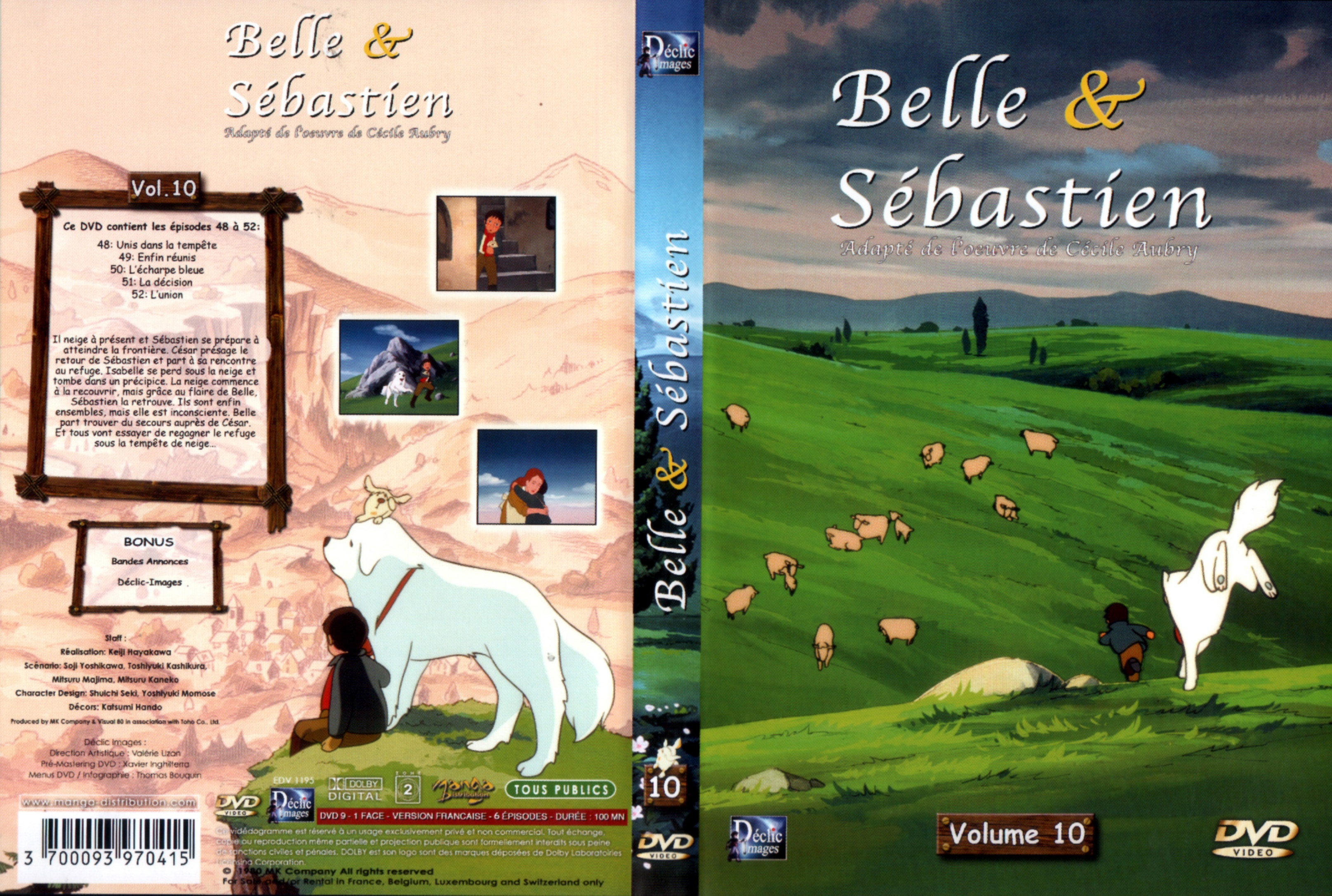 Jaquette DVD Belle et Sebastien DVD 10