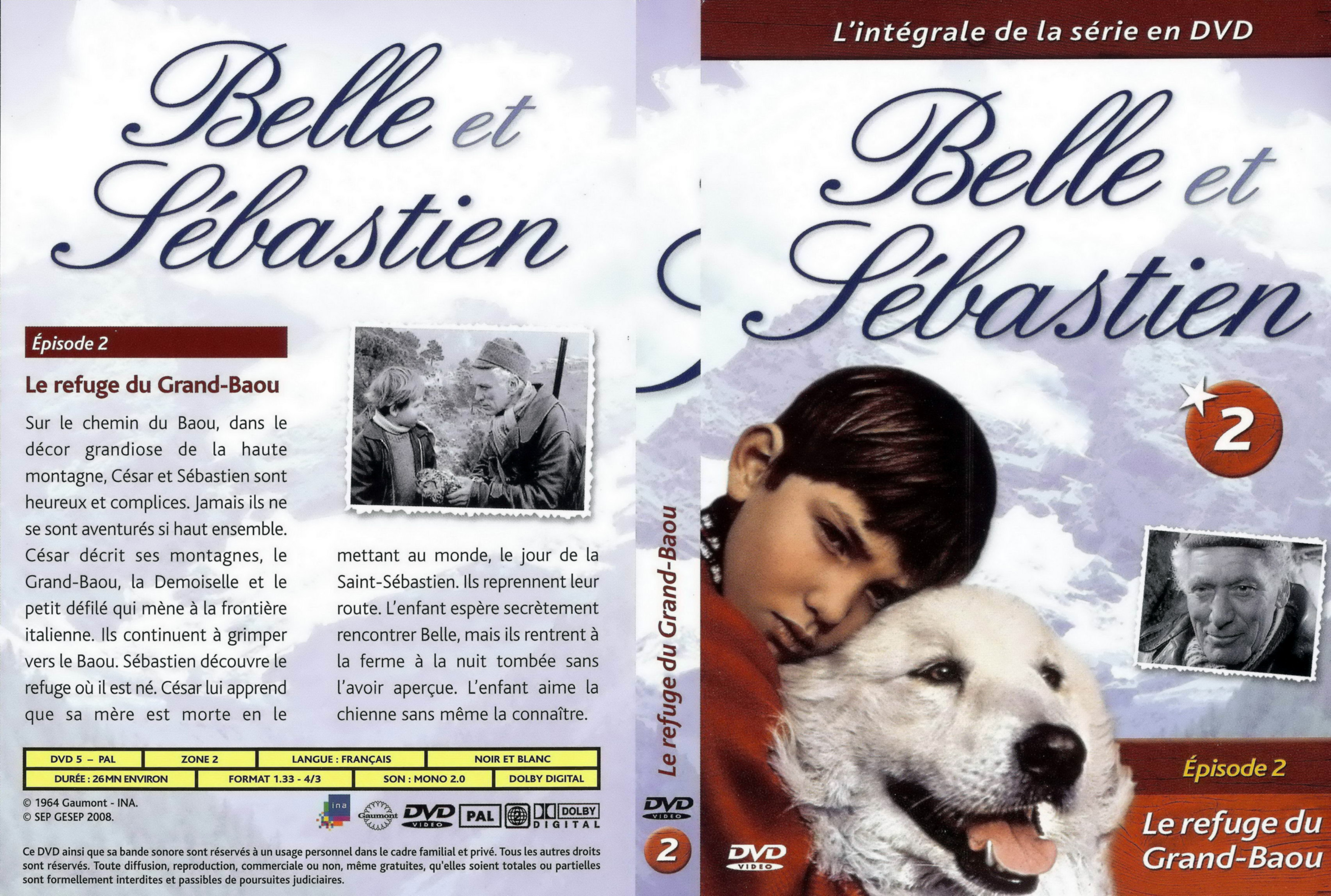 Jaquette DVD Belle et Sebastien la srie vol 02